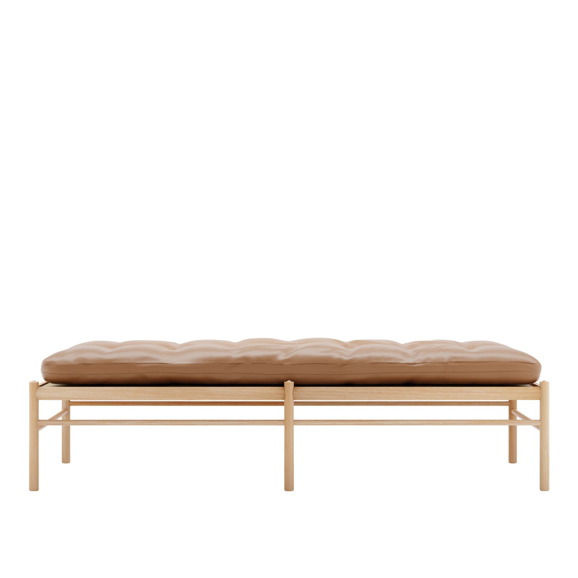 Carl Hansen - OW150, Oljad Ek, Lädergrupp B Thor - 307 - Dagsenger - Ole Wanscher - Brun