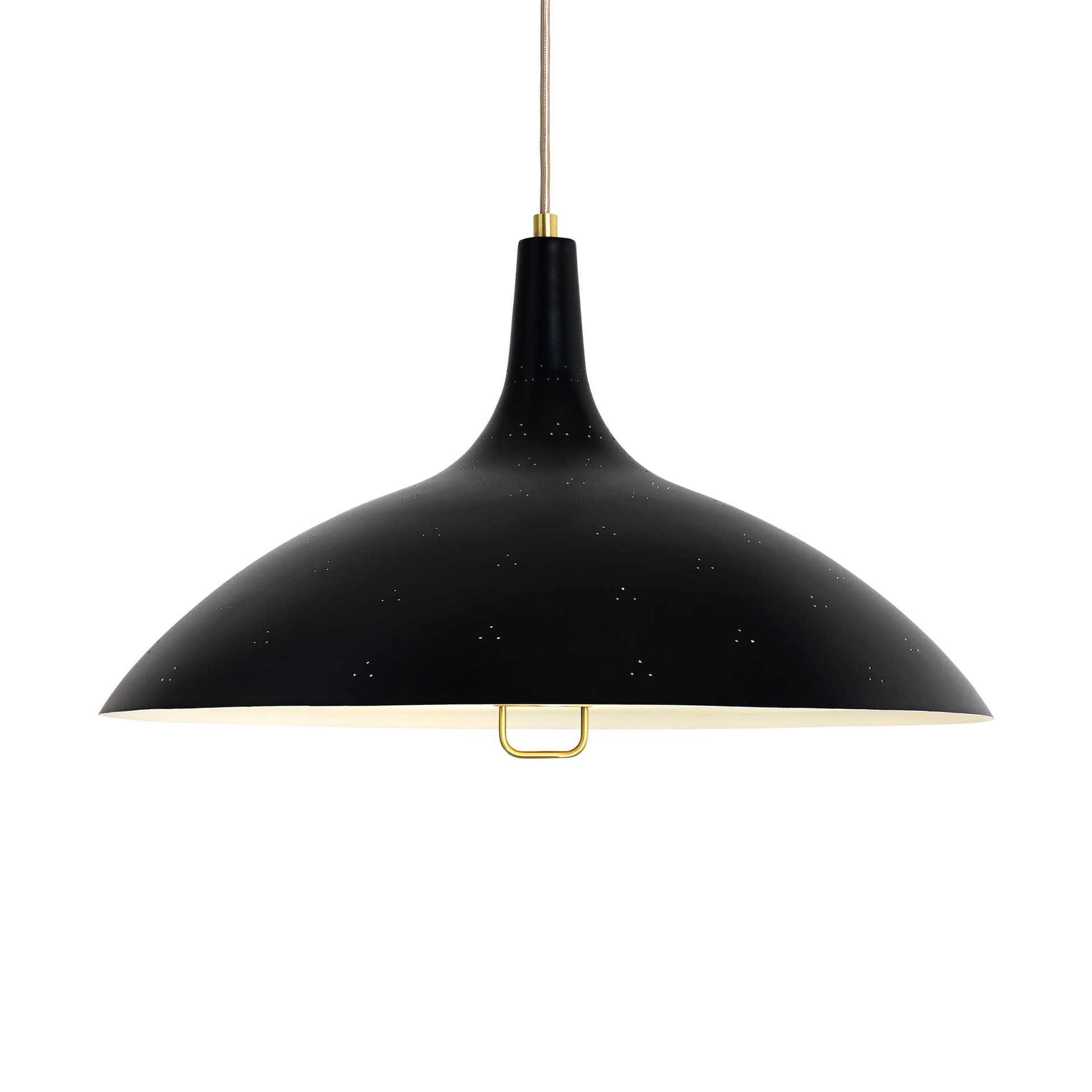 GUBI - 1965 Pendel Messing/Svart
