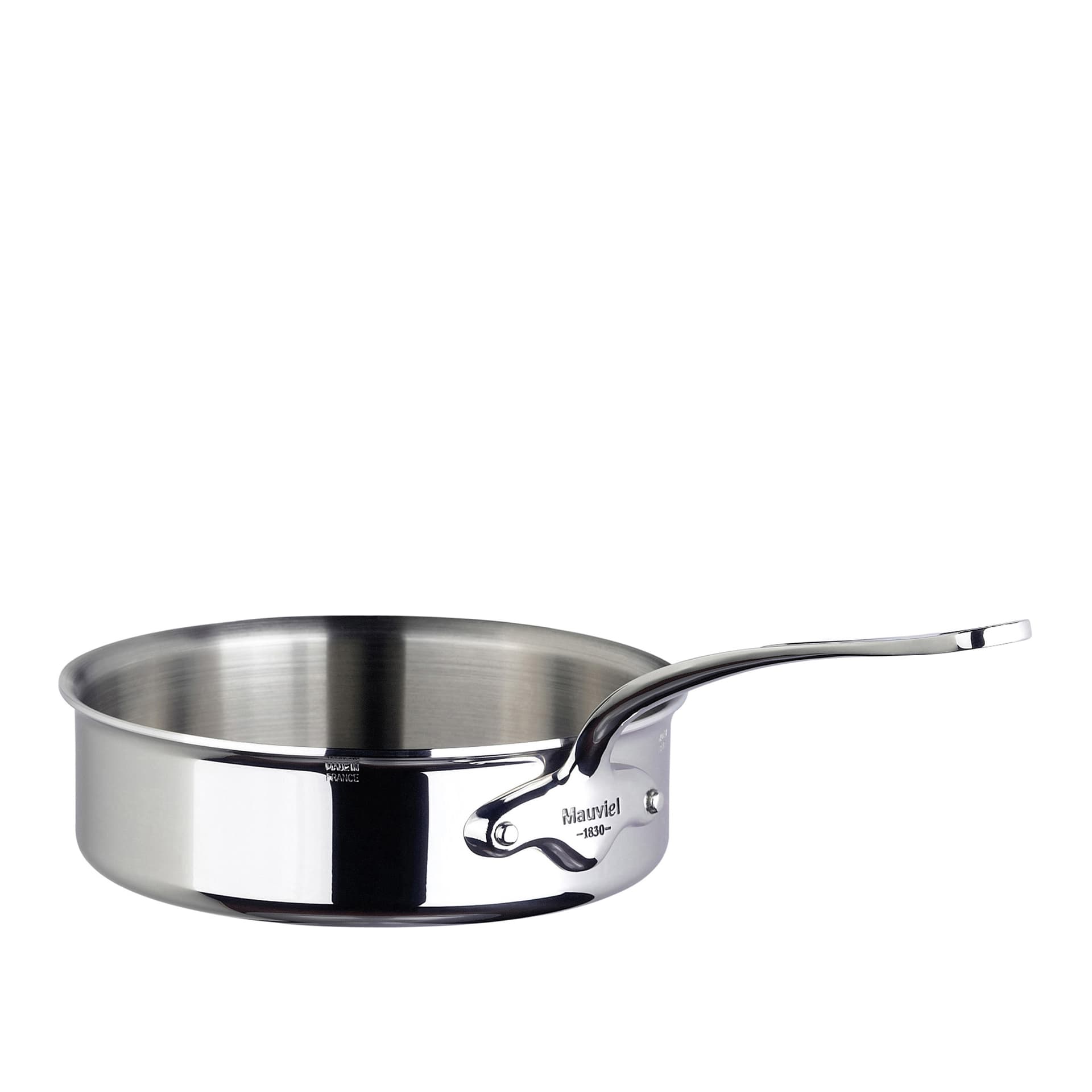 Mauviel - Sauté Pan Cook Style Steel - 5,7 L - Stekepanner - Sølv