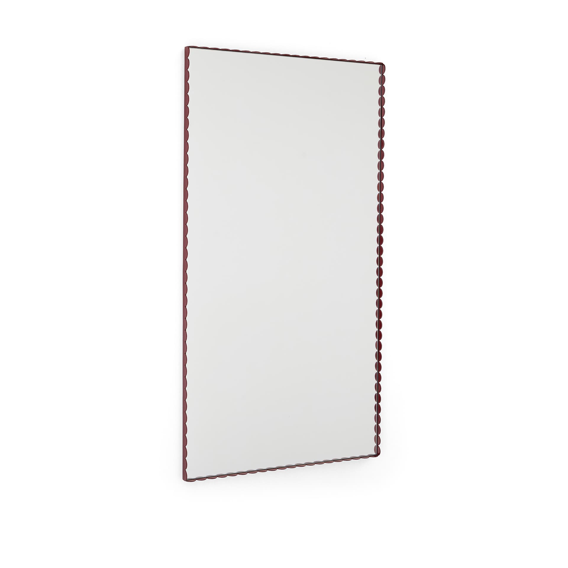 HAY - Arcs Mirror Rectangle L - Burgundy - Helkroppsspeil - Muller Van Severen