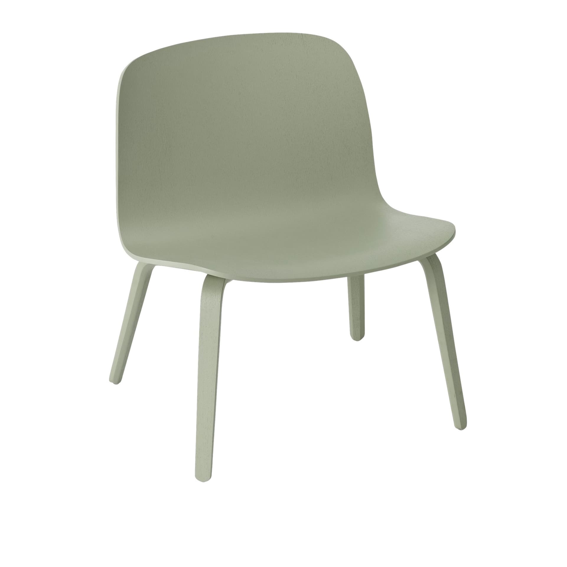 Muuto - Visu Lounge Chair, Dusty Green - Lenestoler - Mika Tolvanen - Grønn - Metall/Tre