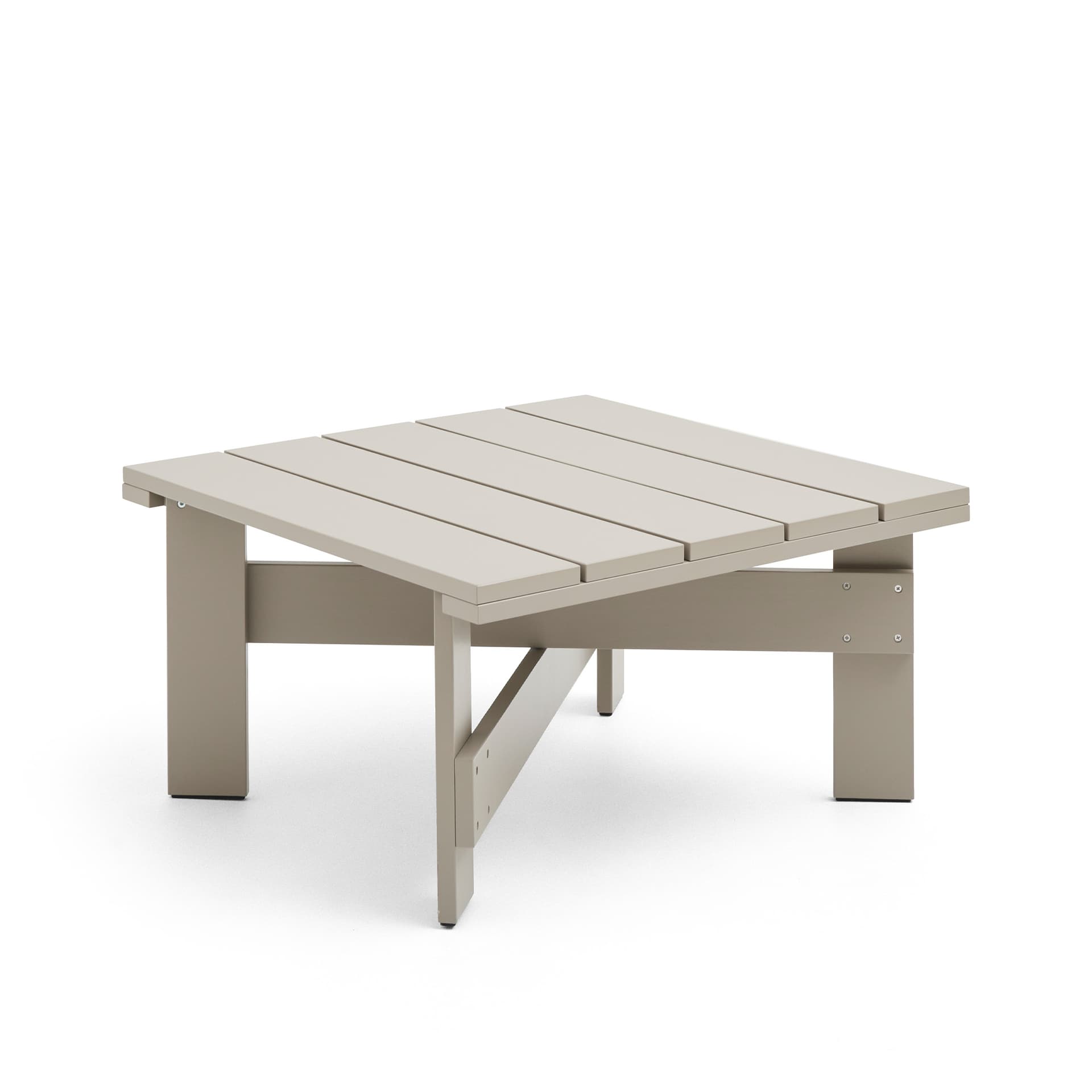 HAY - Crate Low Table - London fog - Utendørs småbord & sidebord - Gerrit Rietveld - Grå - Tre