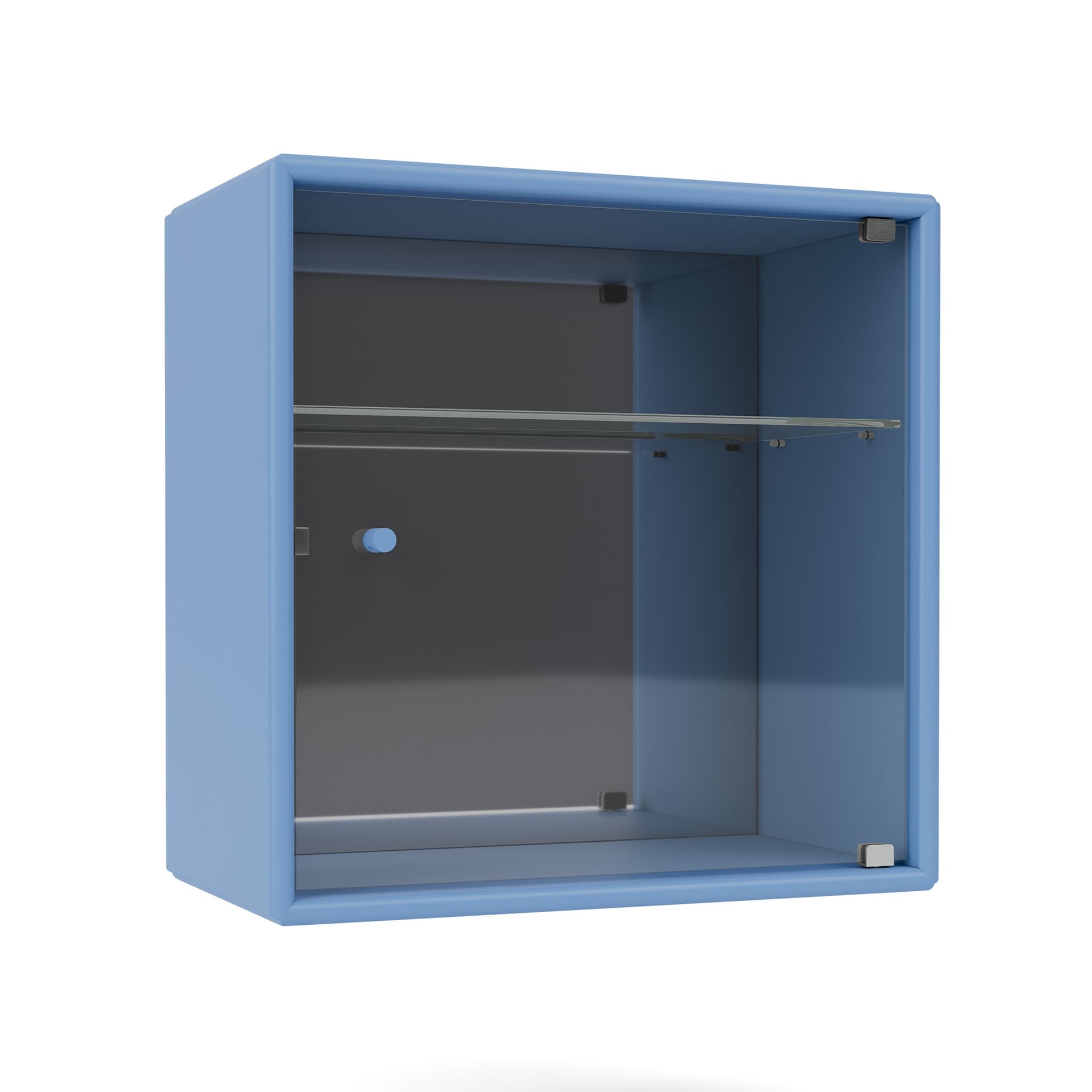 Montana - Perfume Cabinet With Mirror 154-Azure 04 Suspension Rails - Oppbevaringsskap - Peter J. Lassen - Glass/Tre