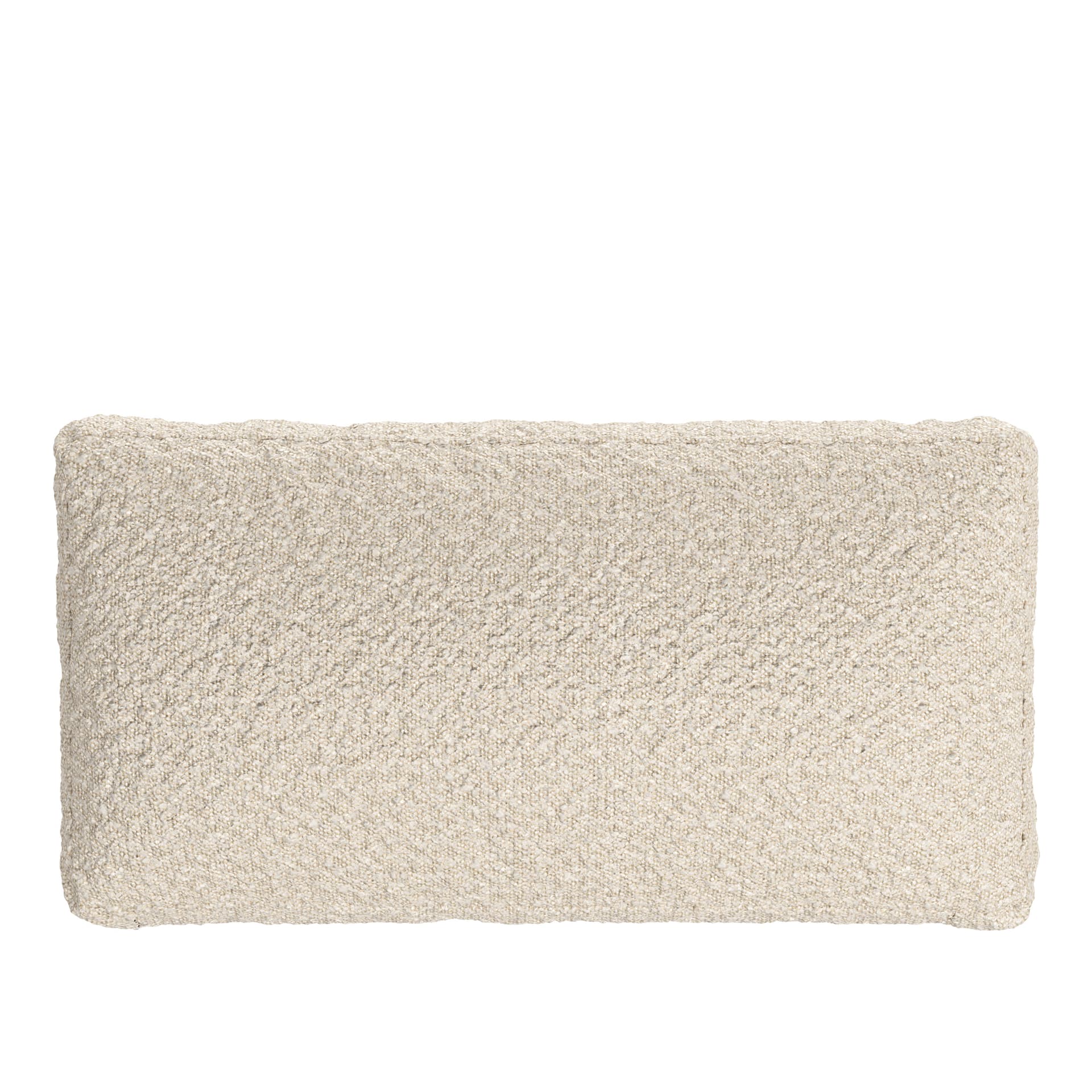 NOGA - Brick Rectangular Pillow Ascot White - Hvit