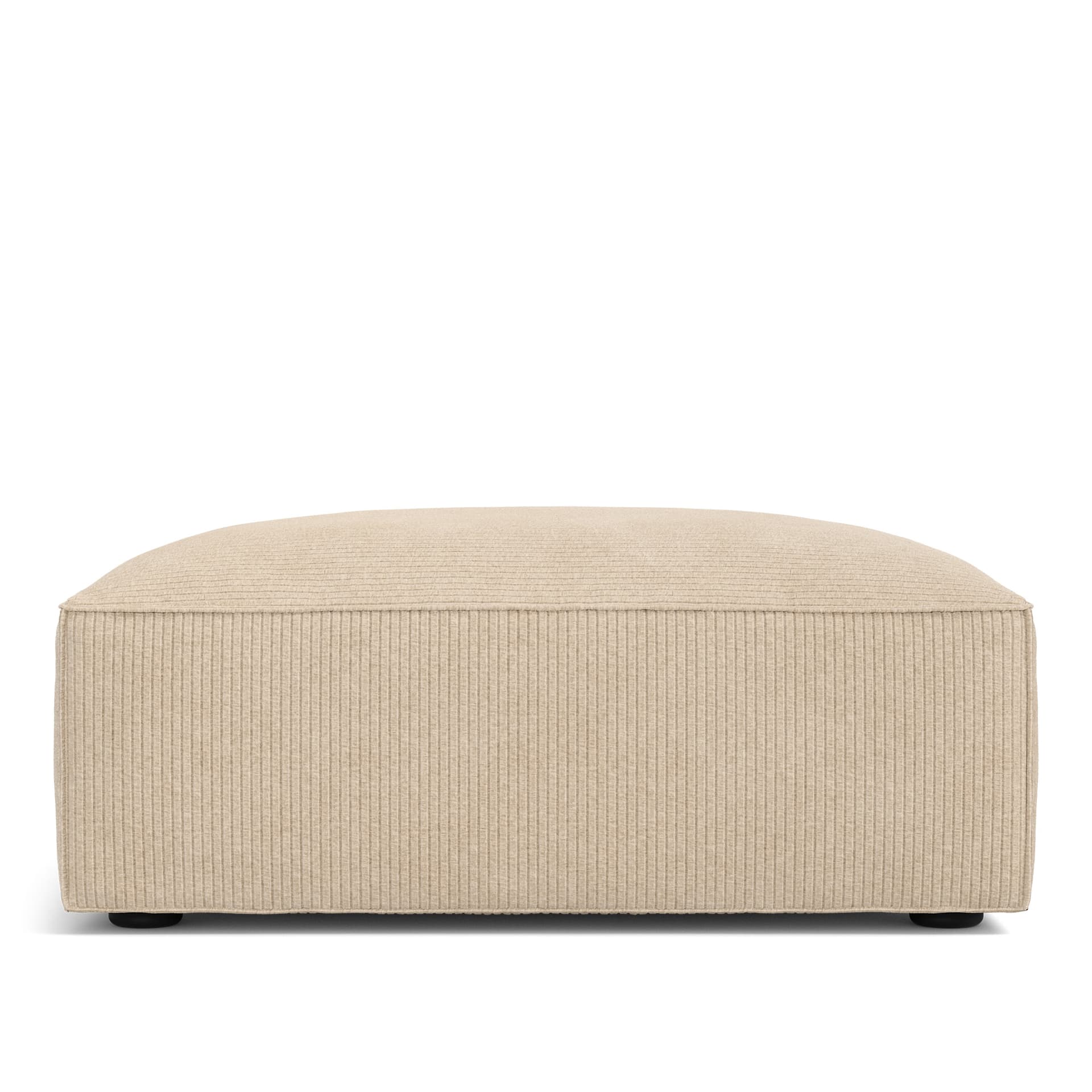 A Huseby - Famn Ottoman Racer Beige - Skamler & Taburetter - Beige
