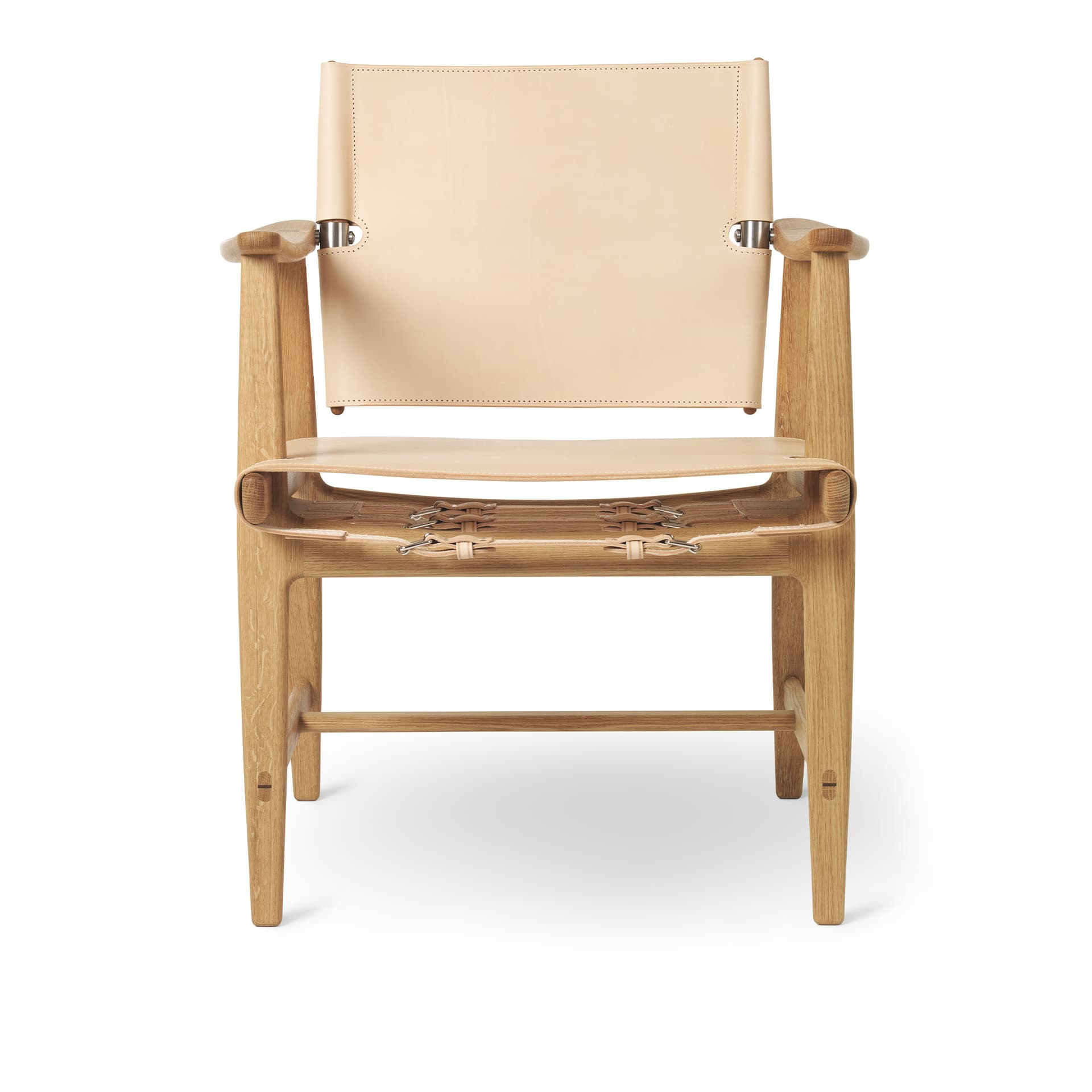 Carl Hansen - BM1106 Huntsman Chair Oak Oil Saddle Nature - Spisestoler - Børge Mogensen - Tre farget - Tre