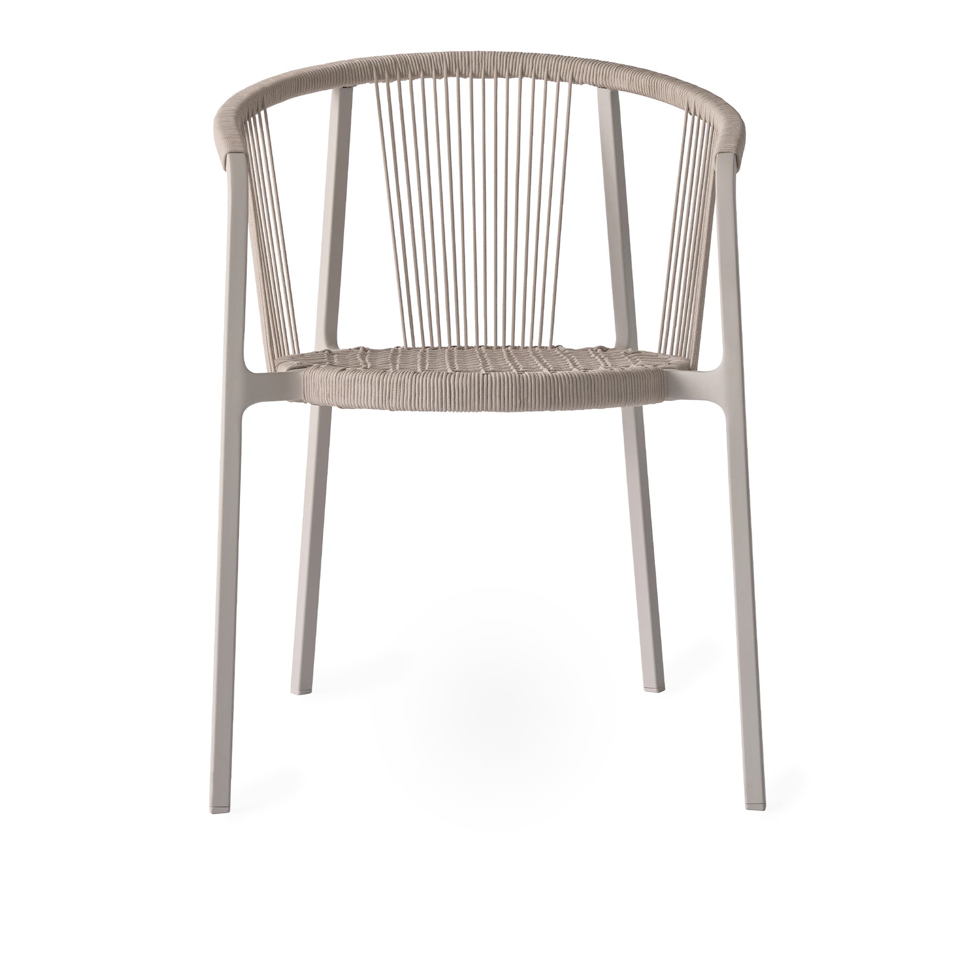 Vipp - Vipp710 lagrasse matstol utan dyna - Utendørs spisebordstoler - Beige