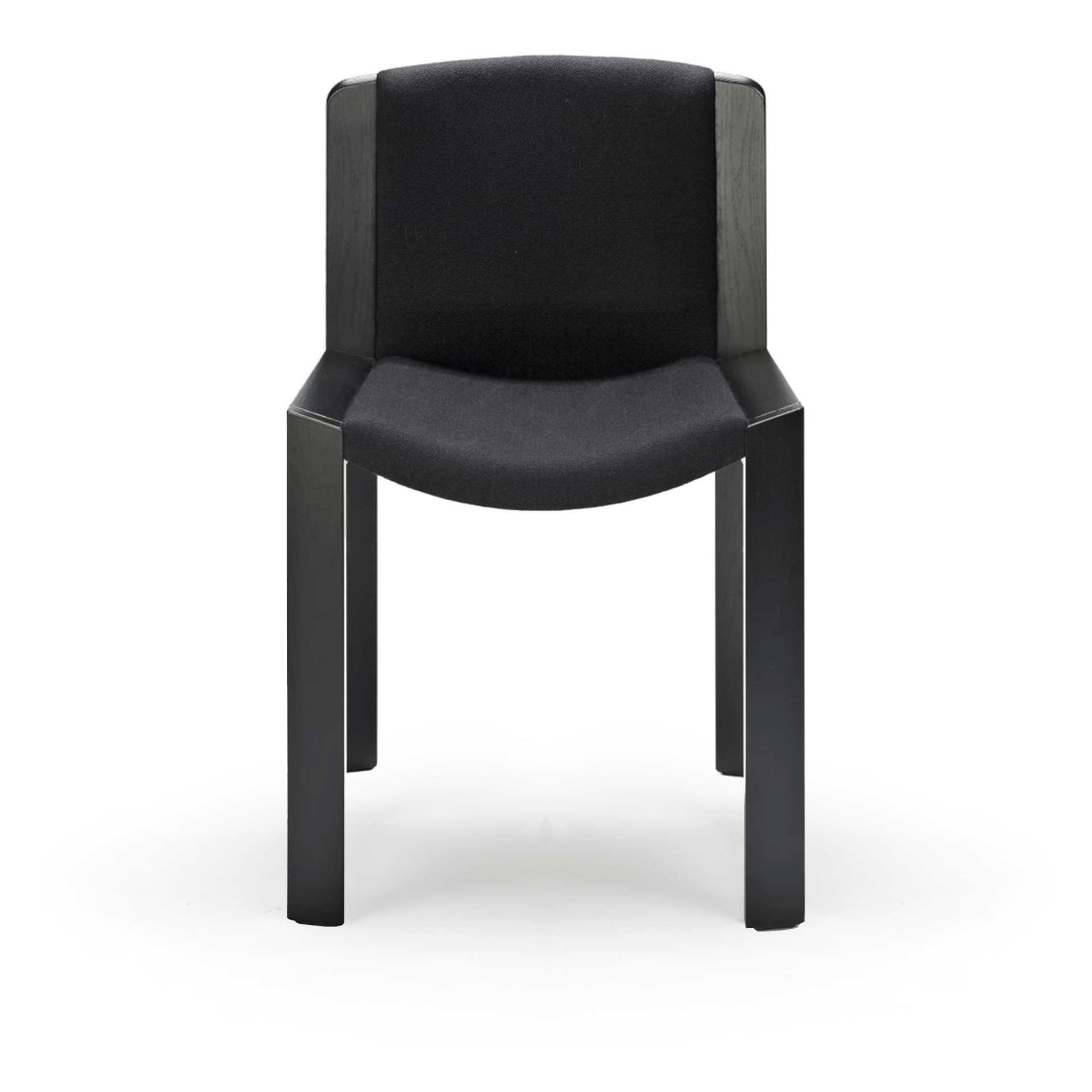 Karakter - Chair 300 Black Oak, Canvas 2 - 356 - Spisestoler - Joe Colombo - Svart - Tre/Tekstilmateriale