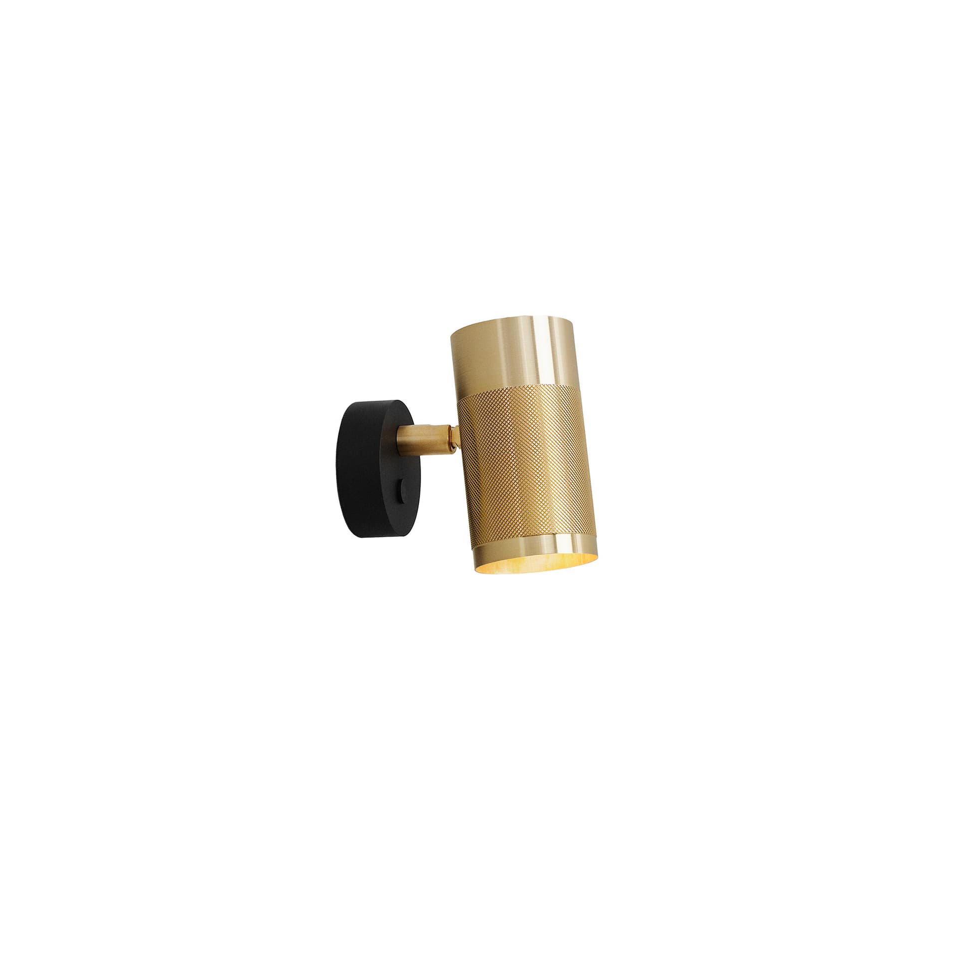 Thorup Copenhagen - Thorup Copenhagen Patrone Wall Lamp Small, Brass, 120 mm - Vegglamper - Kasper Thorup - Gull - Metall