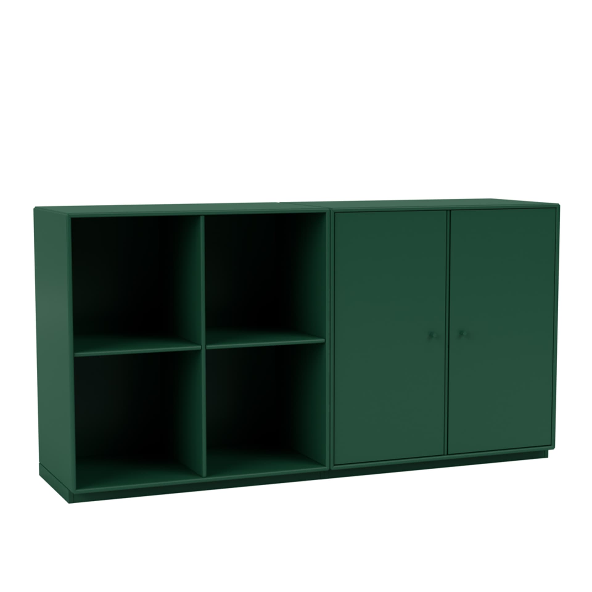 Montana - Pair Classic Sideboard 136-Pine 06 Plinth 3 cm - Sideboards - Peter J. Lassen - Grønn - Tre