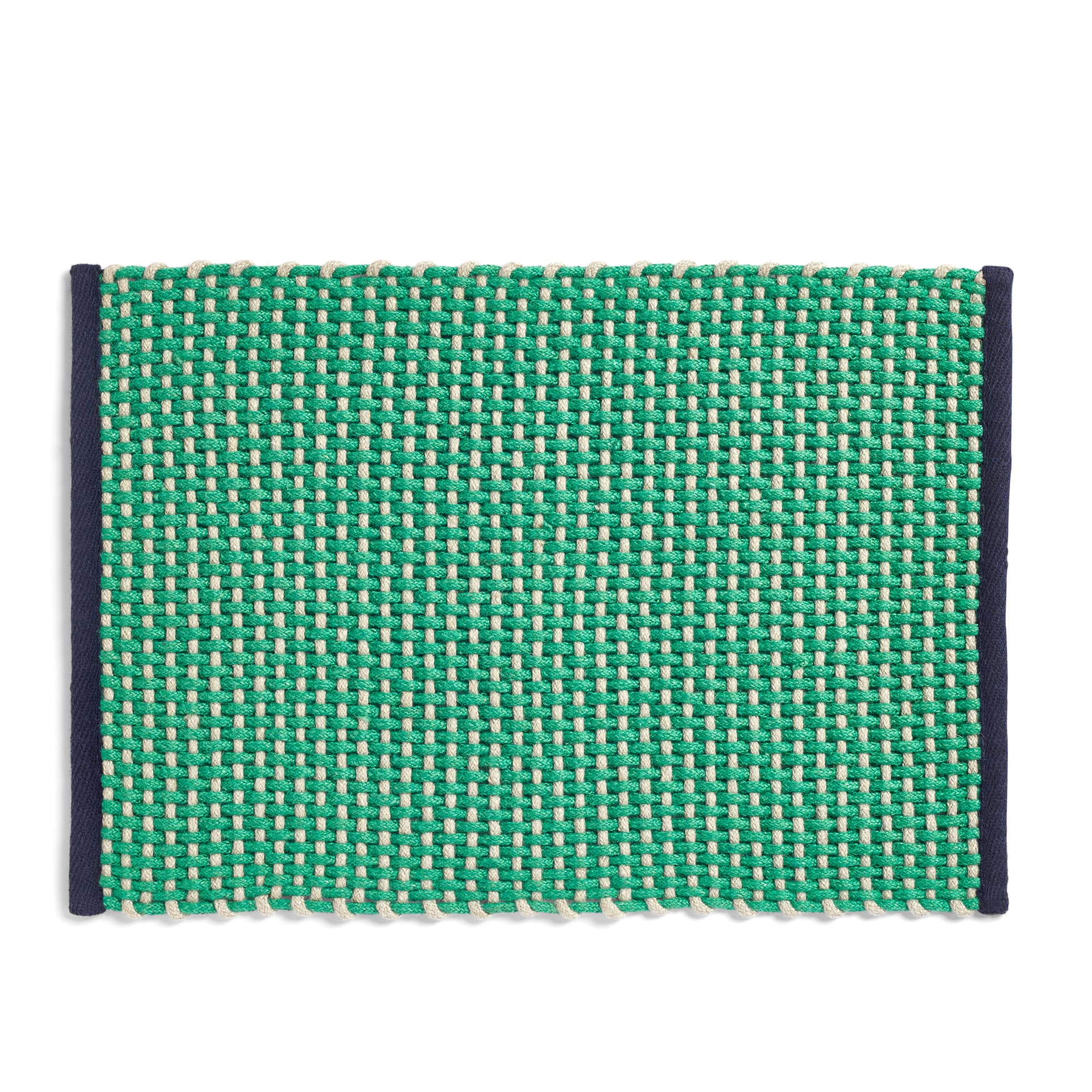 HAY - Door Mat - Light green - Mønstrede tepper - Grønn - Jute