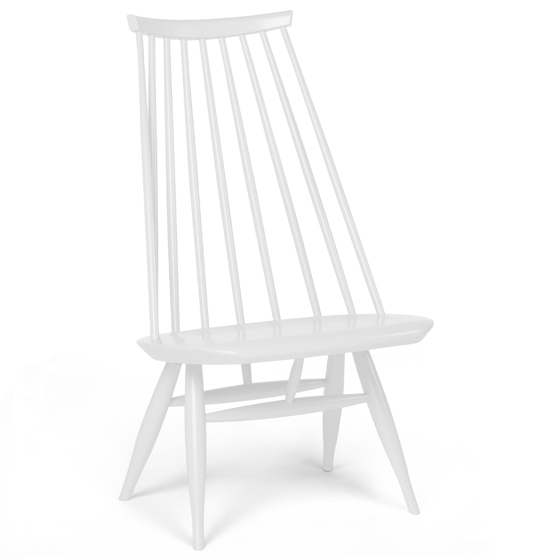 Artek - Mademoiselle Fåtölj Vitlackad björk - Lenestoler - Ilmari Tapiovaara - Hvit - Tre