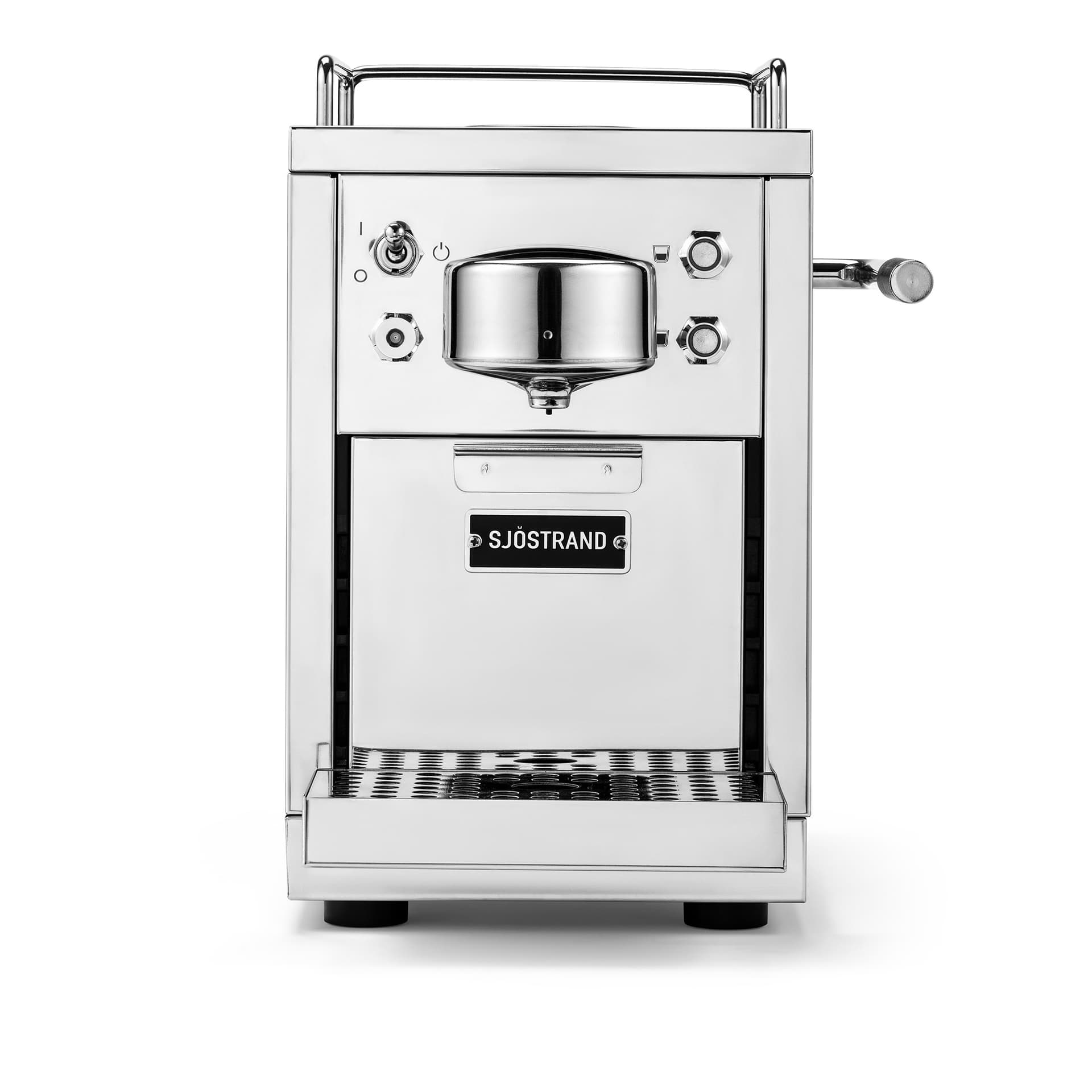 Sjöstrand Coffee - The Original 2 Capsule Machine Steel - Kaffemaskiner & kaffebryggere - Sølv