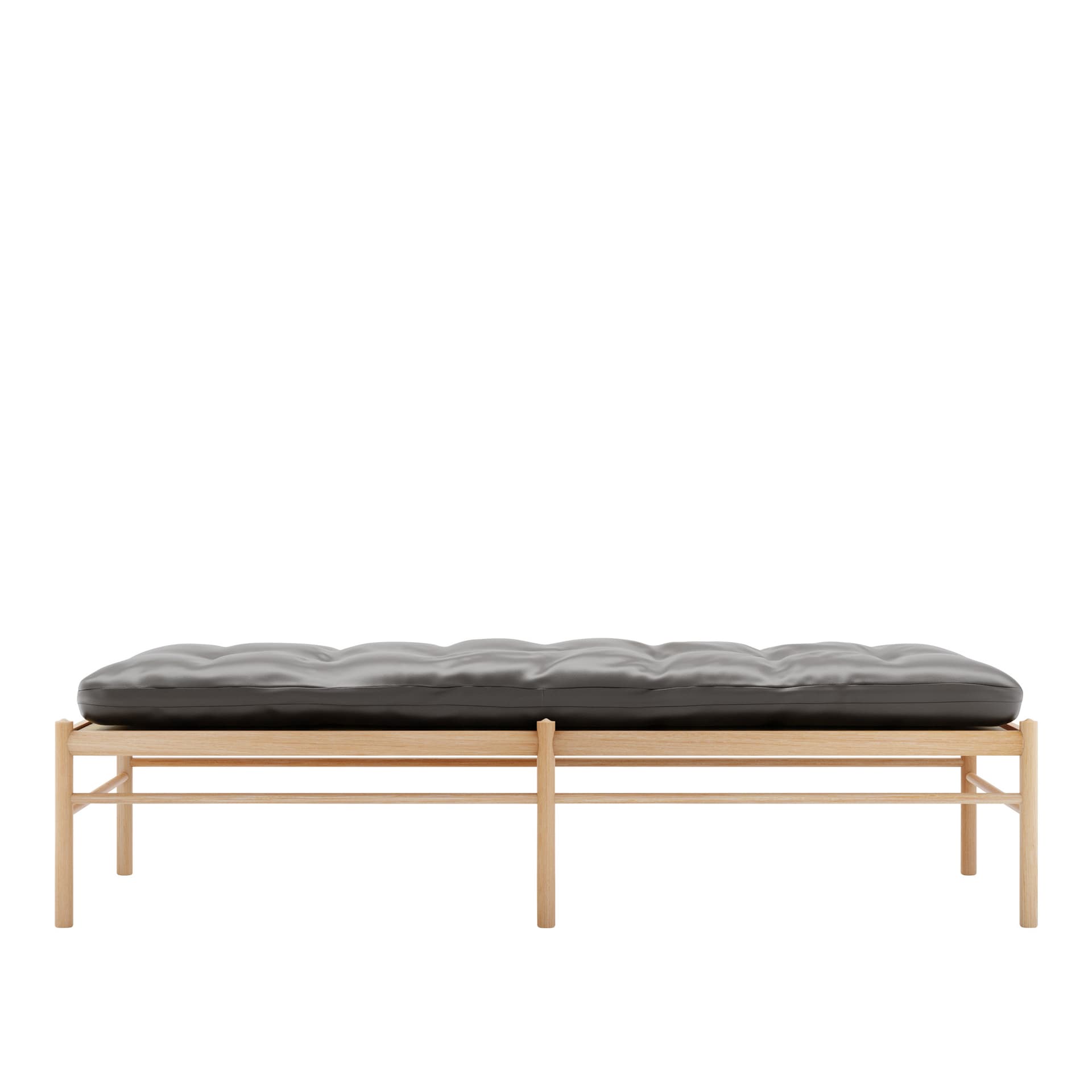 Carl Hansen - OW150, Oljad Ek, Lädergrupp B Thor - 377 - Dagsenger - Ole Wanscher - Brun
