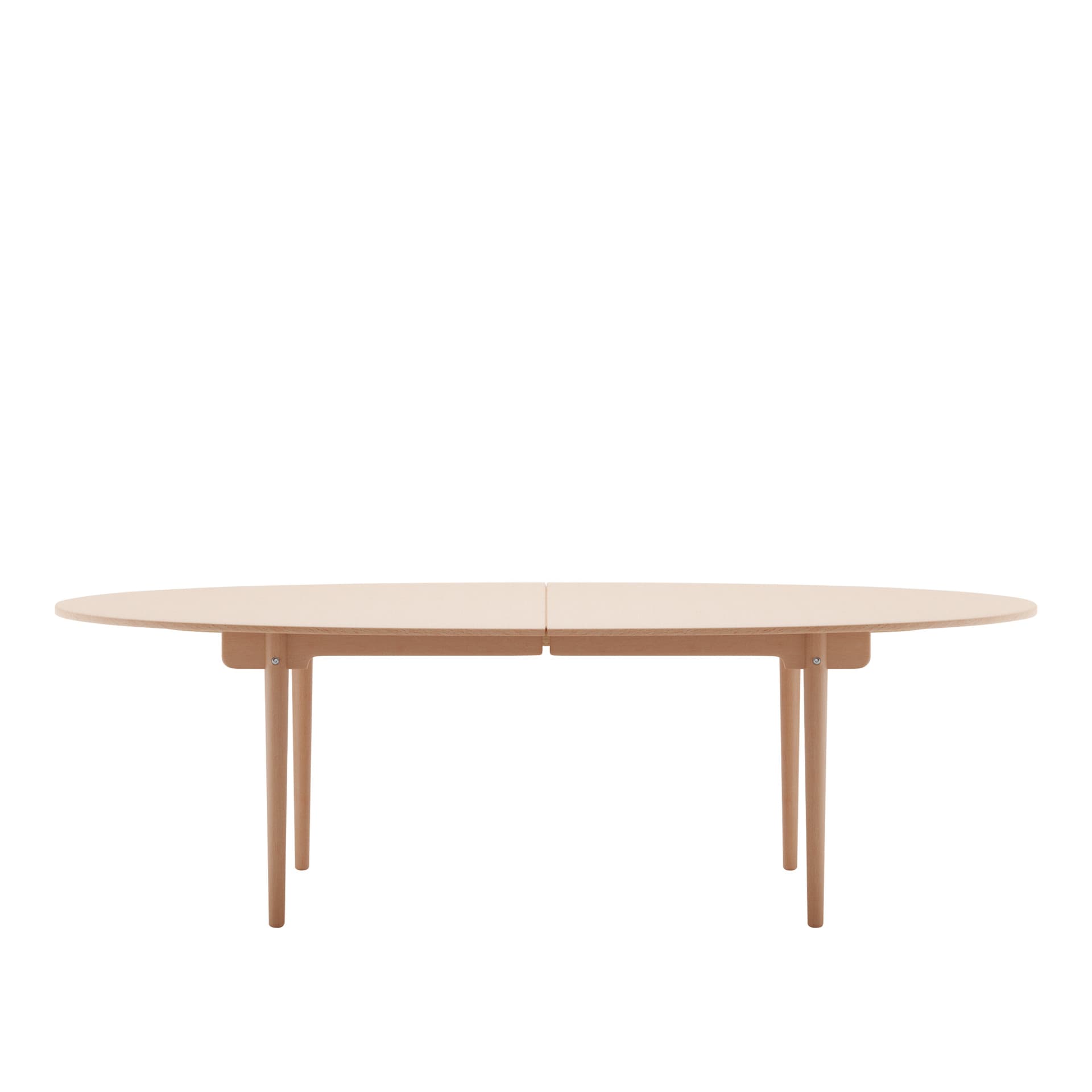 Carl Hansen - CH339, Oljad Bok, Med plats för 2 st iläggsskivor - Spisebord - Hans J. Wegner - Tre farget - Tre