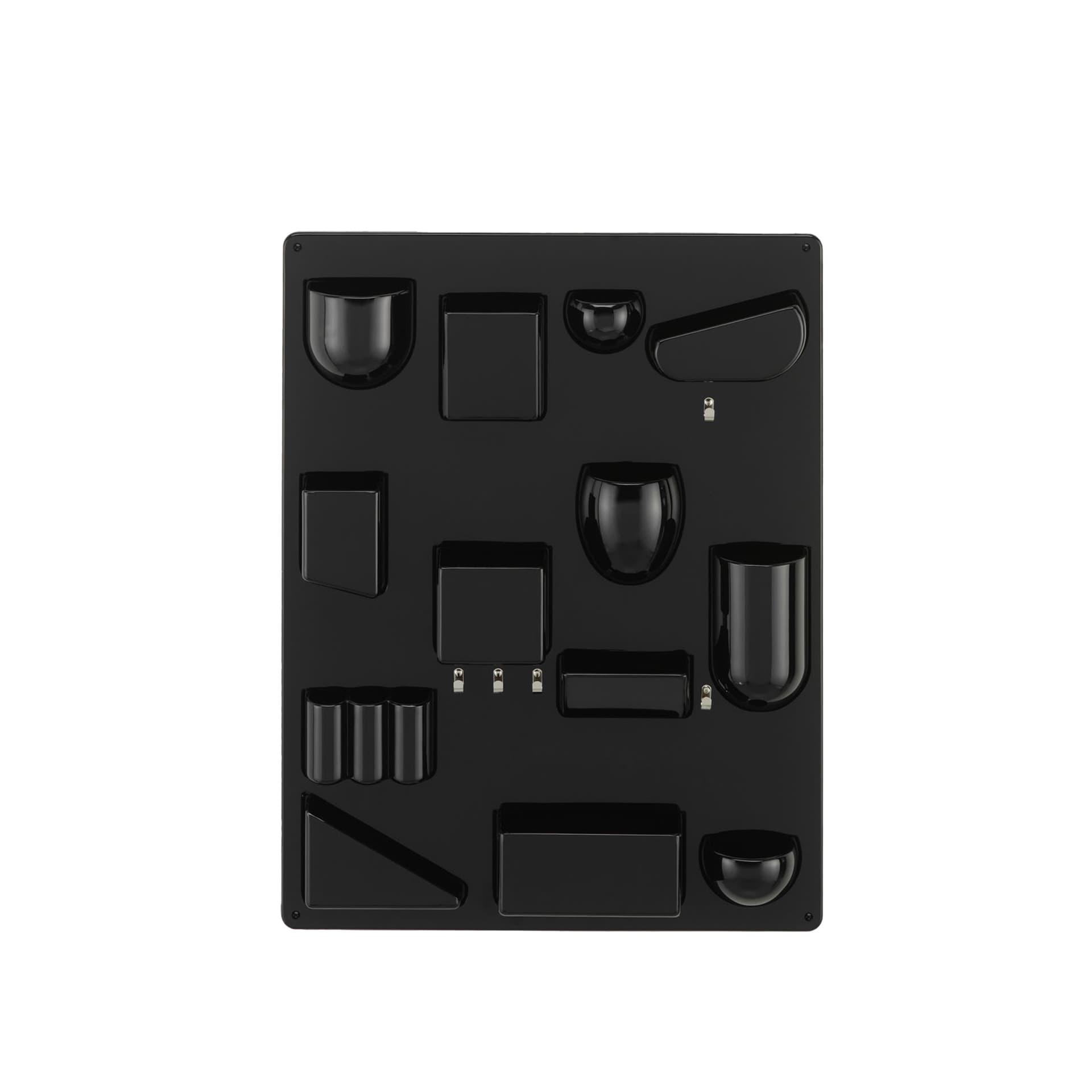Vitra - Uten.Silo RE II veggoppbevaring Black RE - Kurver & esker - Dorothee Becker - Svart - Plast