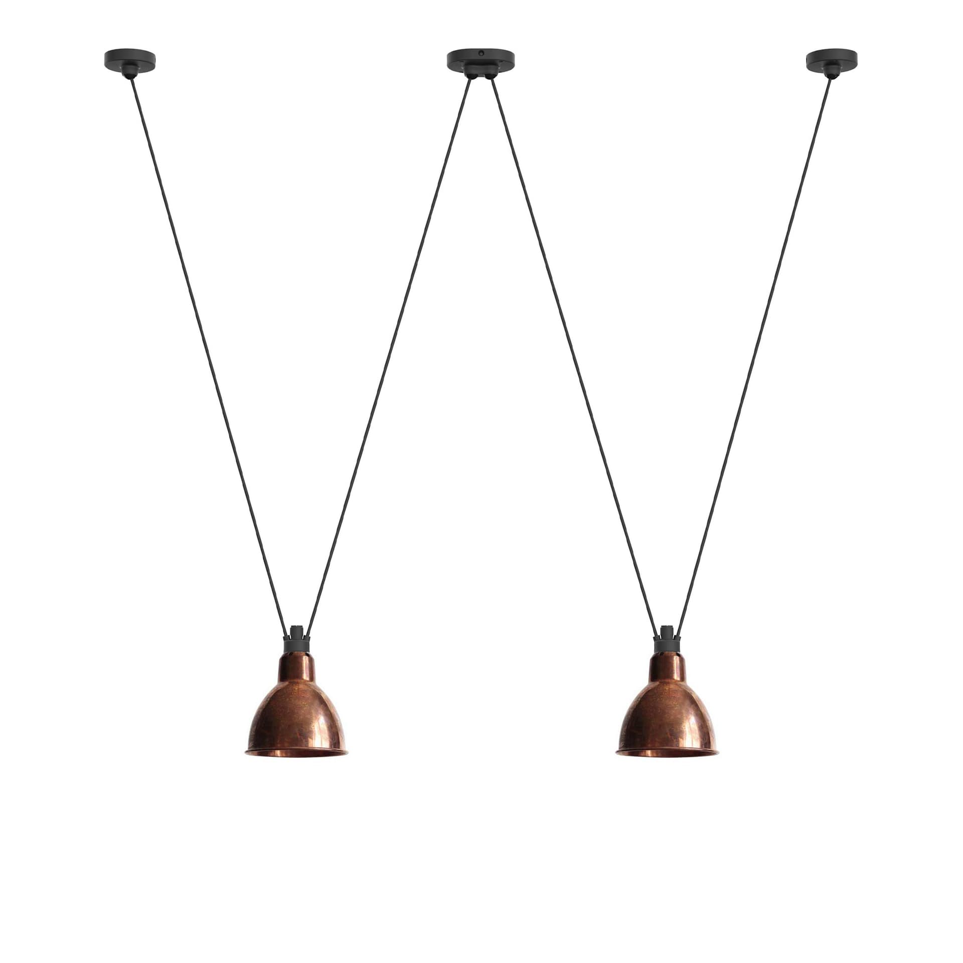 DCWéditions - Les Acrobates De Gras 324 L Round Raw Copper - Pendellamper - Bernard-Albin Gras - Kobber