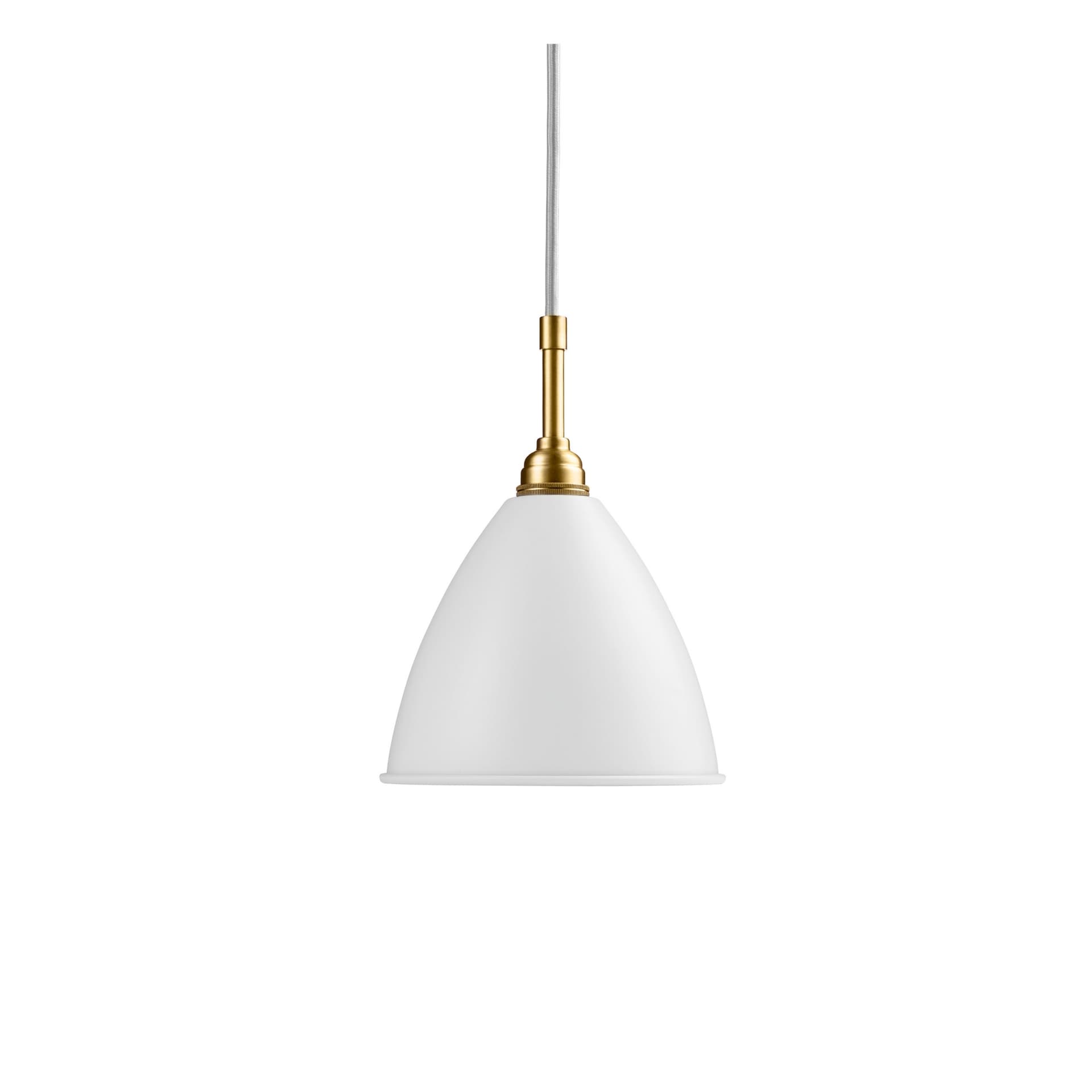 GUBI - Bestlite BL9 Pendel Ø16 Messing/Matt Hvit