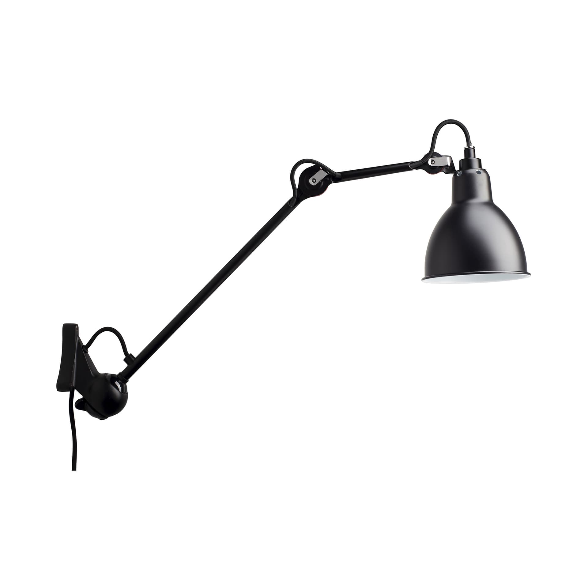 Lampe Gras - 222 Vegglampe Svart/Svart