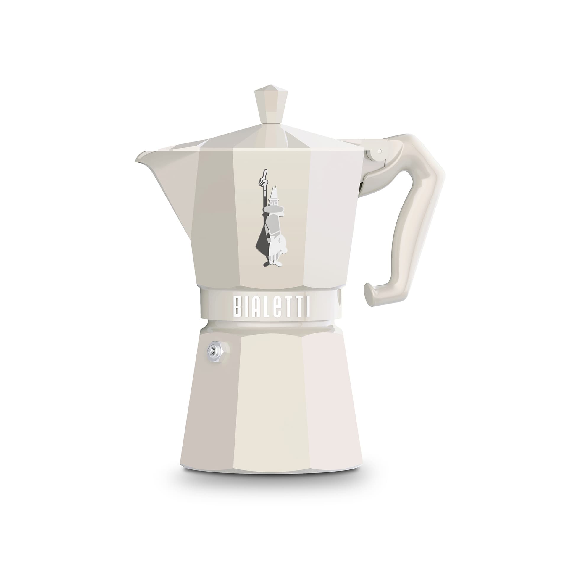 Bialetti - Moka express exclusive - Cream, 6 - Kaffemaskiner & kaffebryggere - Bialetti - Beige - Metall