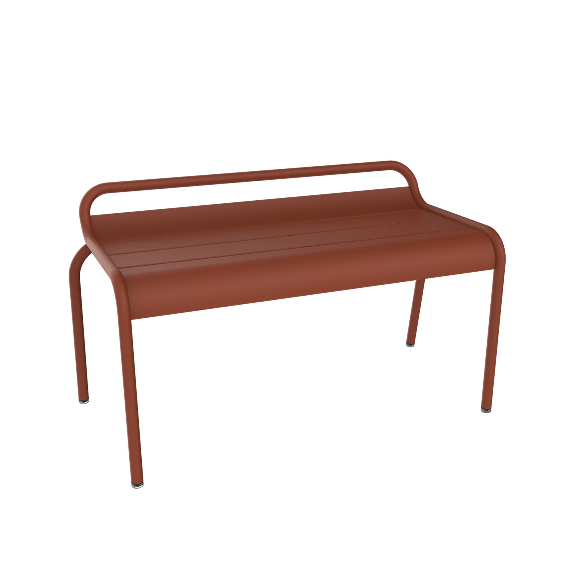 Fermob Luxembourg Compact benk Red ochre