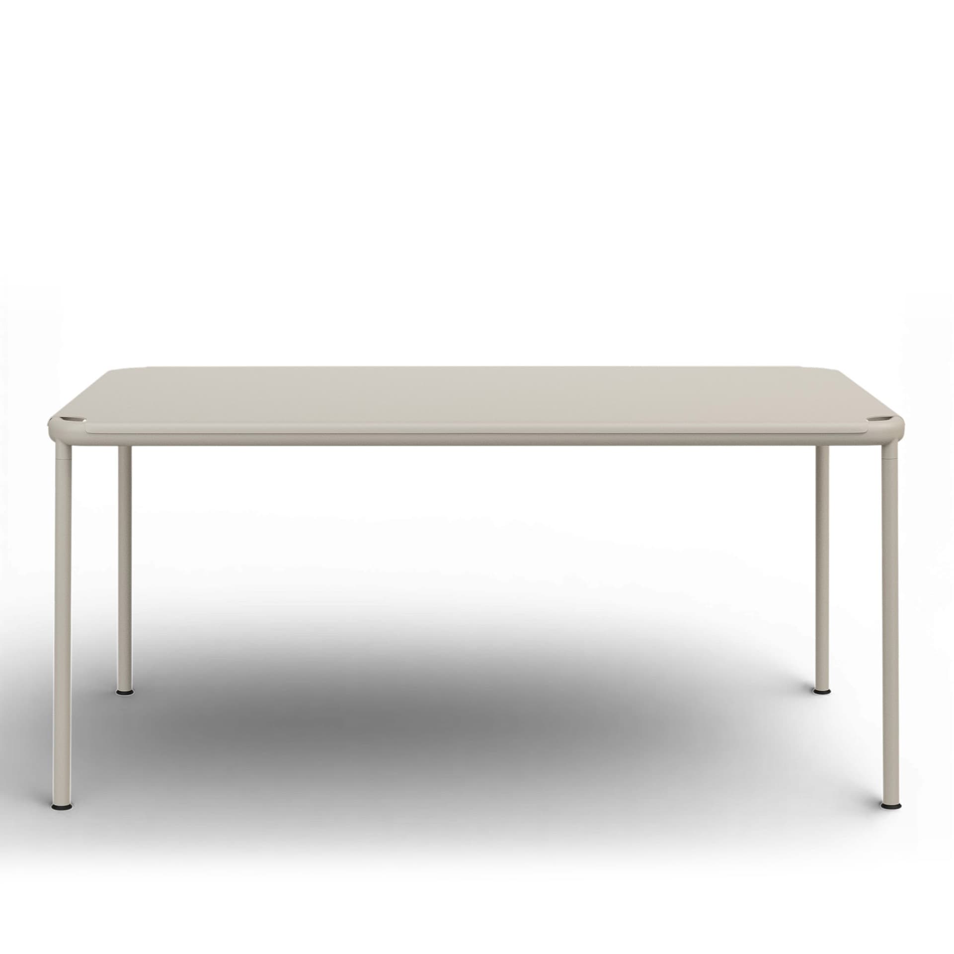 Fritz Hansen - Vind Table Mist Grey - Utendørs spisebord - Kasper Salto - Grå - Metall