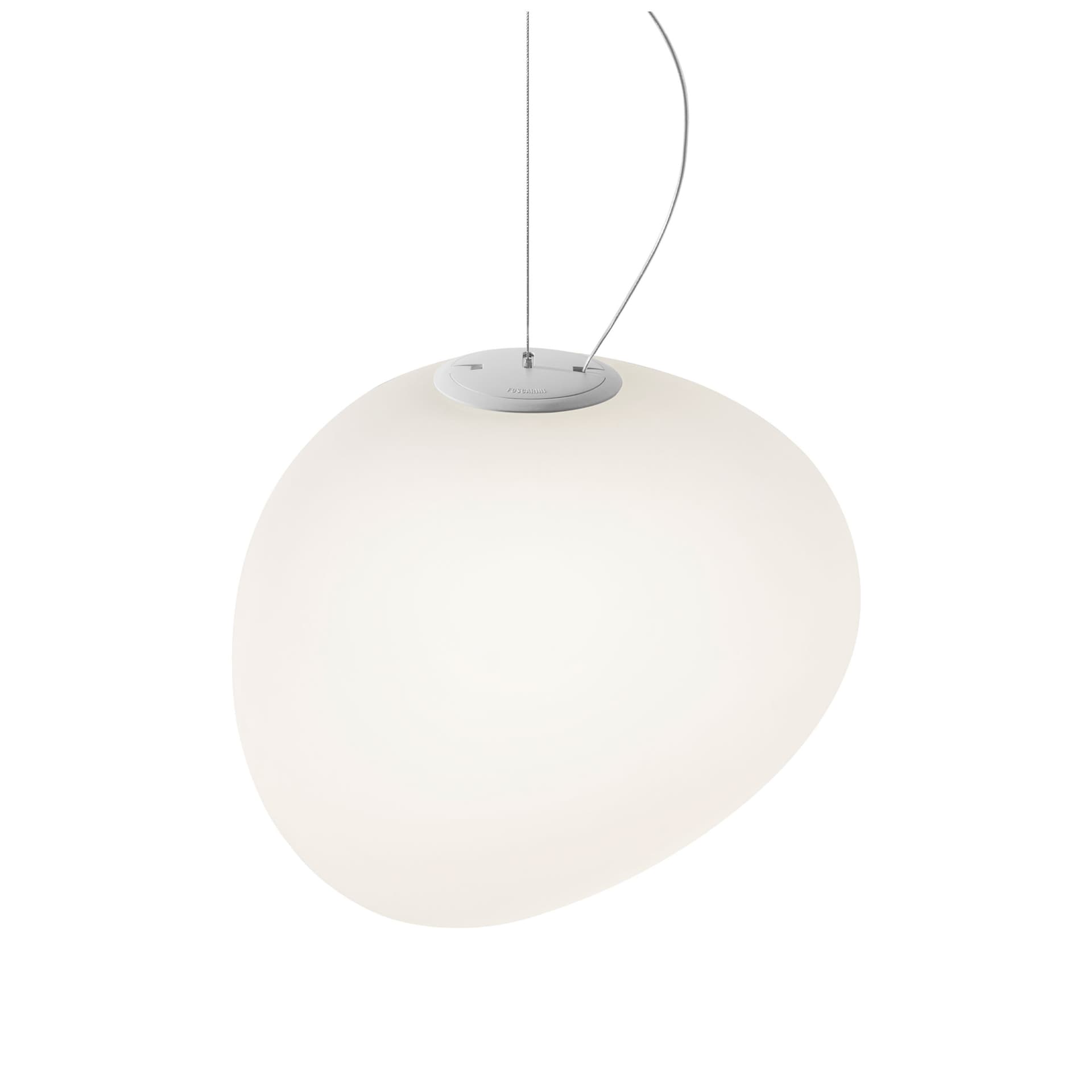 Foscarini - Gregg Media pendellampe LED dimbar - Pendellamper - Ludovica & Roberto Palomba - Hvit - Glass