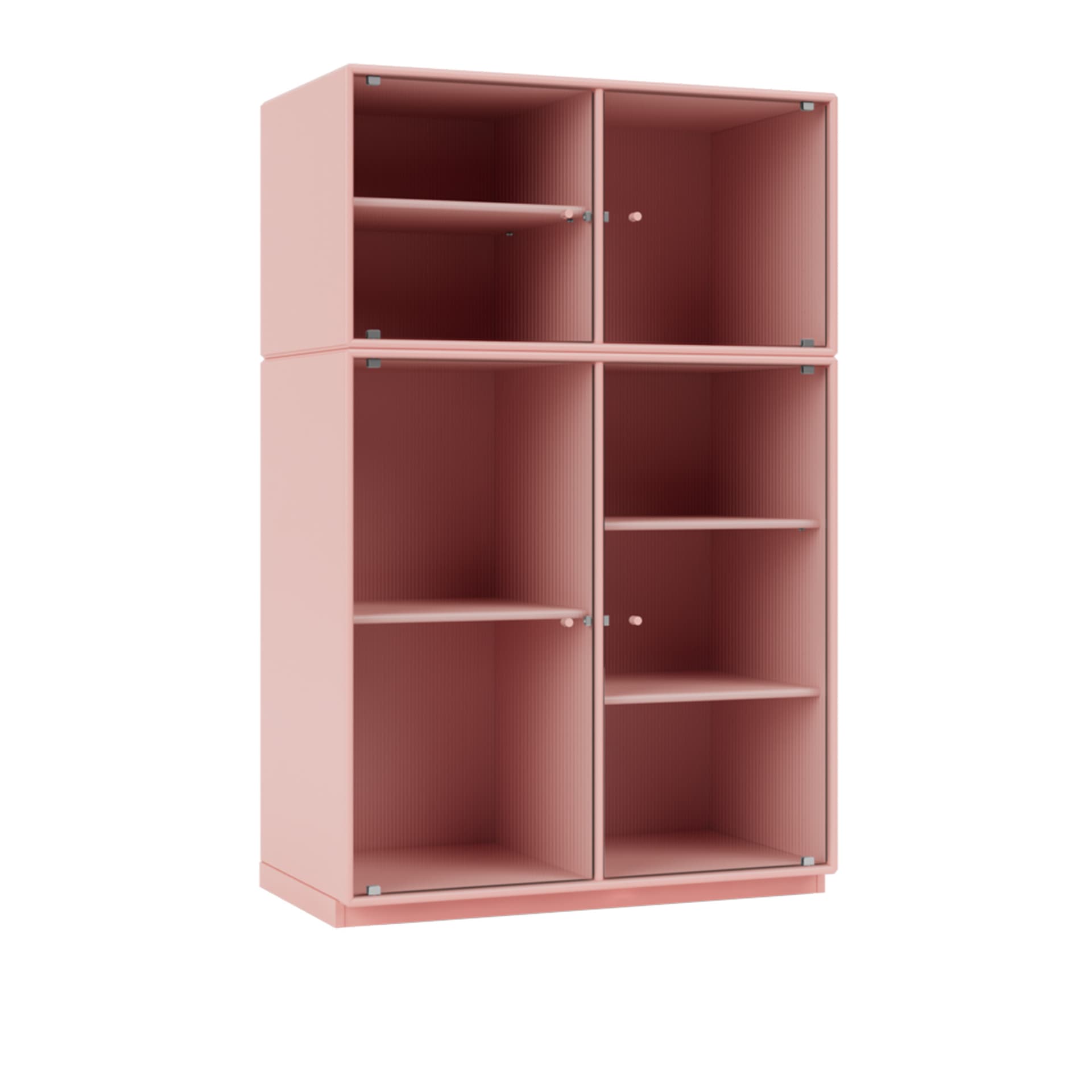 Montana - Ripple Iii – Vitrine Cabinet 167-Ruby 06 Plinth 3 cm - Vitrineskap - Peter J. Lassen - Rosa - Tre