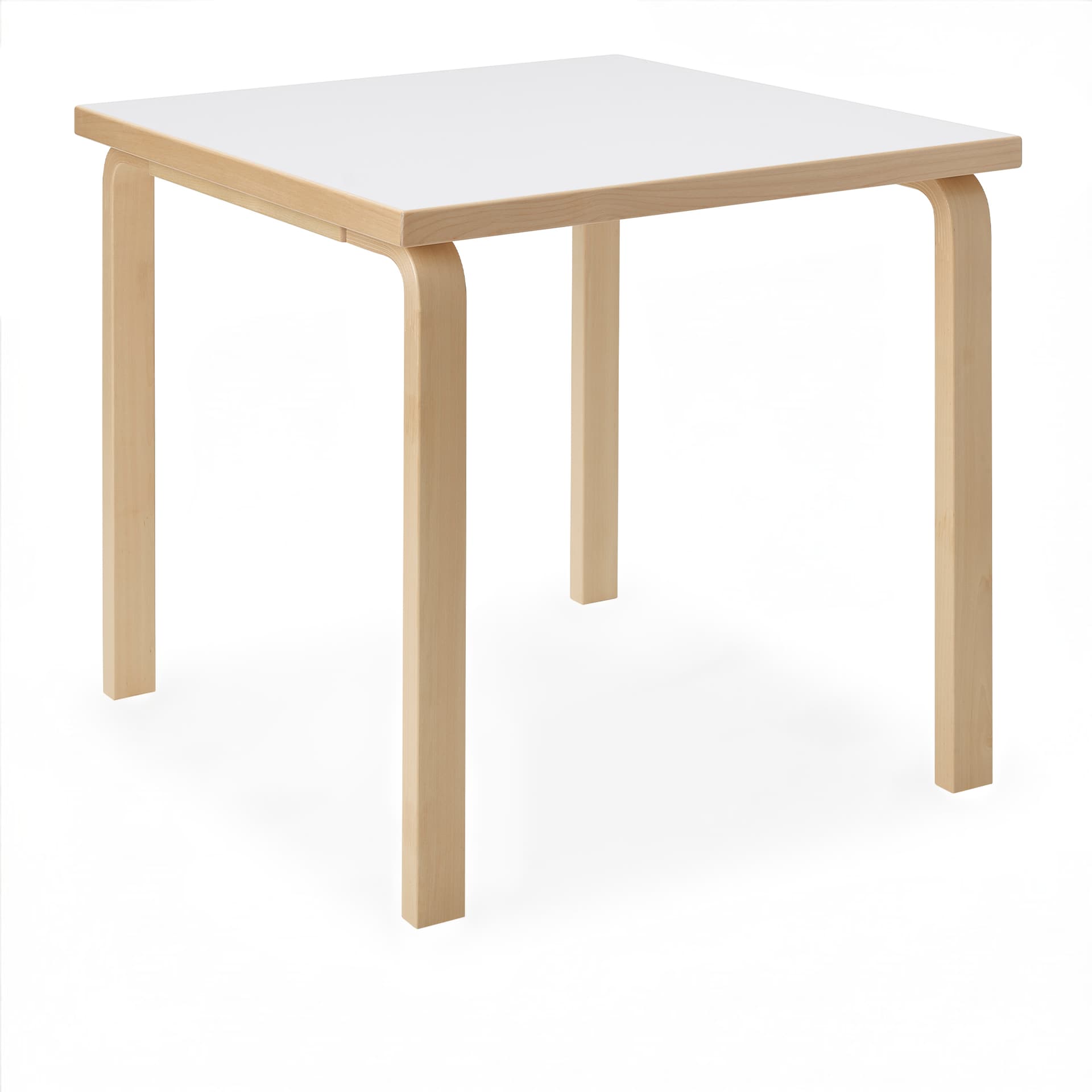 Artek - Aalto Bord 81C, Vit laminat, Klarlackad - Spisebord - Alvar Aalto - Hvit - Tre