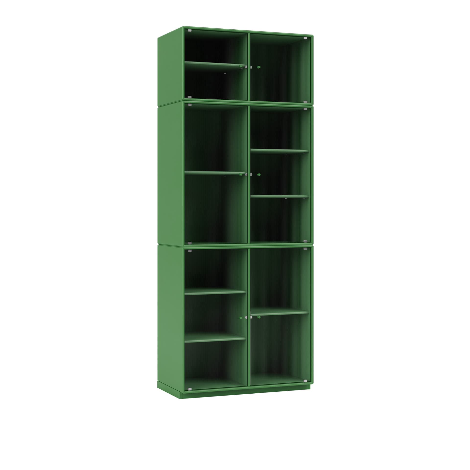 Montana - Ripple Iv – Vitrine Cabinet 152-Parsley 06 Plinth 3 cm - Vitrineskap - Peter J. Lassen - Grønn - Tre