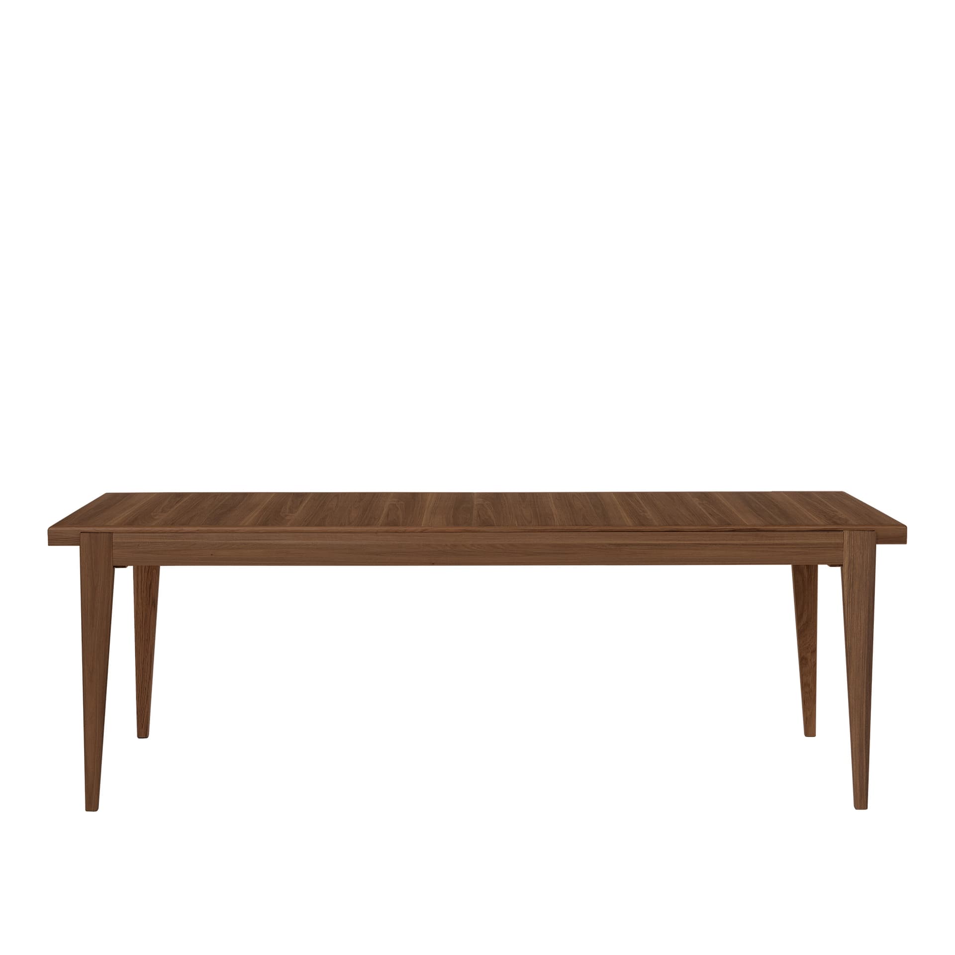 Gubi - S-Table Dining Table 95x220 cm, American Walnut Matt Lacquered - Spisebord - Marcel Gascoin - Tre farget - Tre
