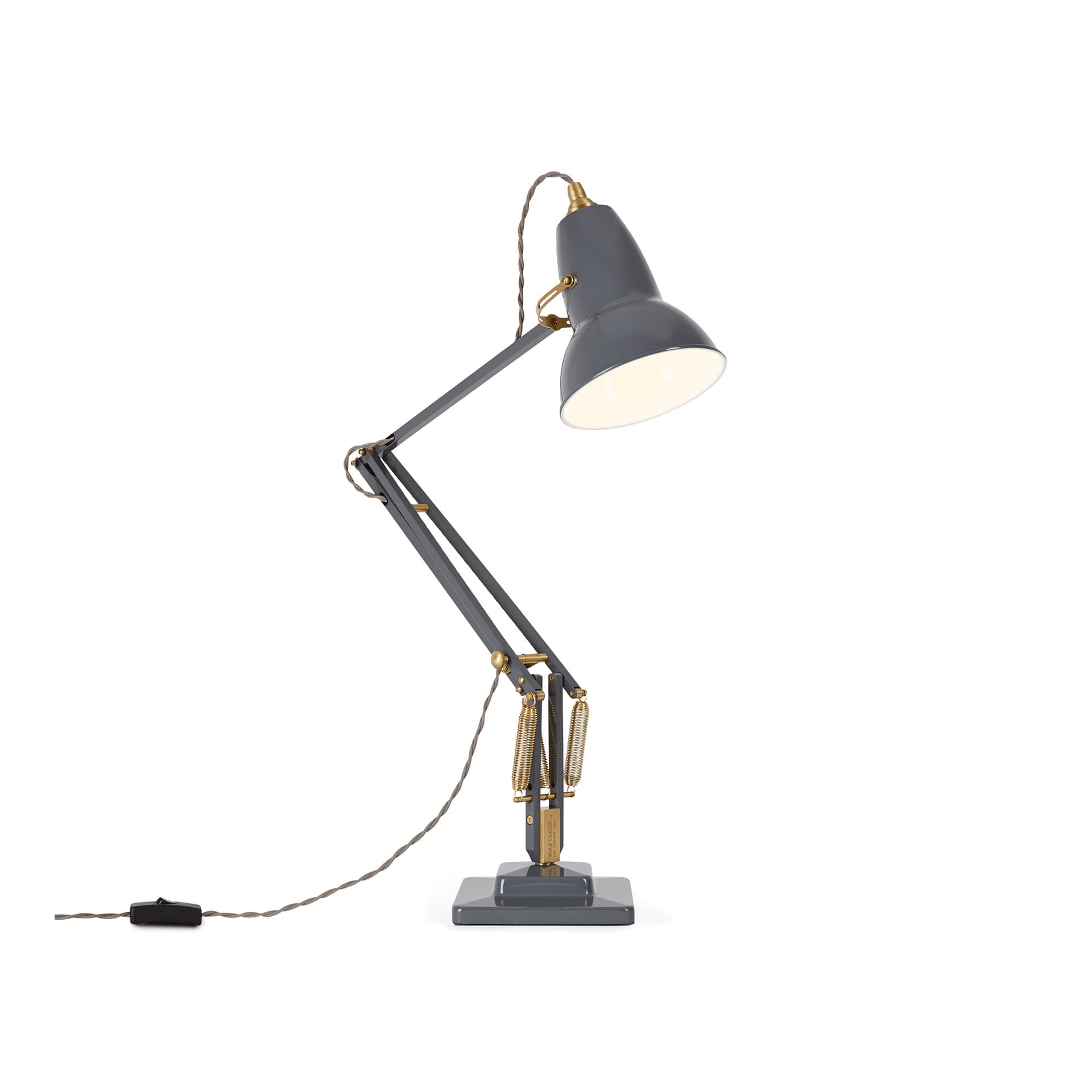 Anglepoise - Original 1227 bordlampe, grå/messing –