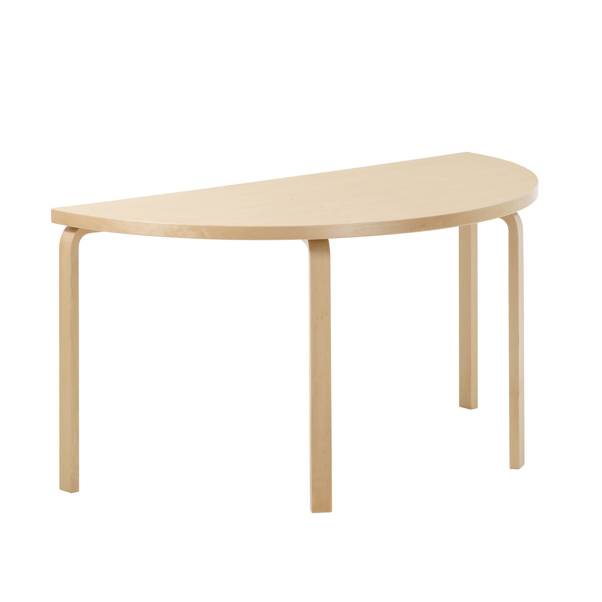 Artek - Aalto bord halvsirkel 96 bjørkefiner - Spisebord - Alvar Aalto - Tre farget - Tre