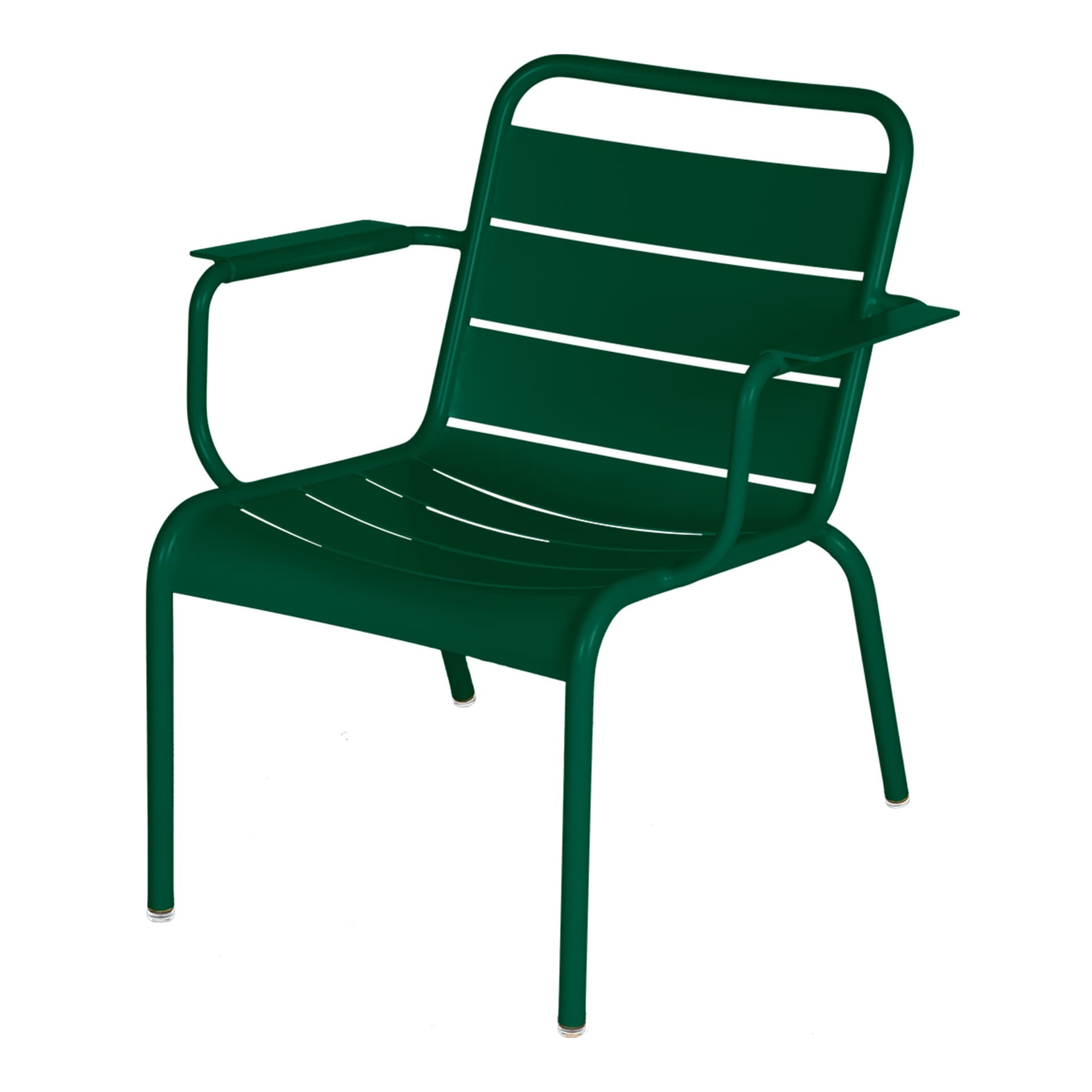 Fermob - Luxembourg Lounge Armchair Cedar Green 02 - Utendørs lenestoler - Frédéric Sofia - Grønn - Metall