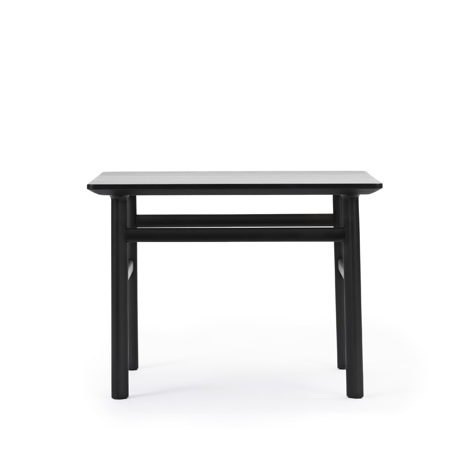 Normann Copenhagen - Grow Table 50 x 60 cm Oak Black - Sofabord - Simon Legald - Svart - Tre