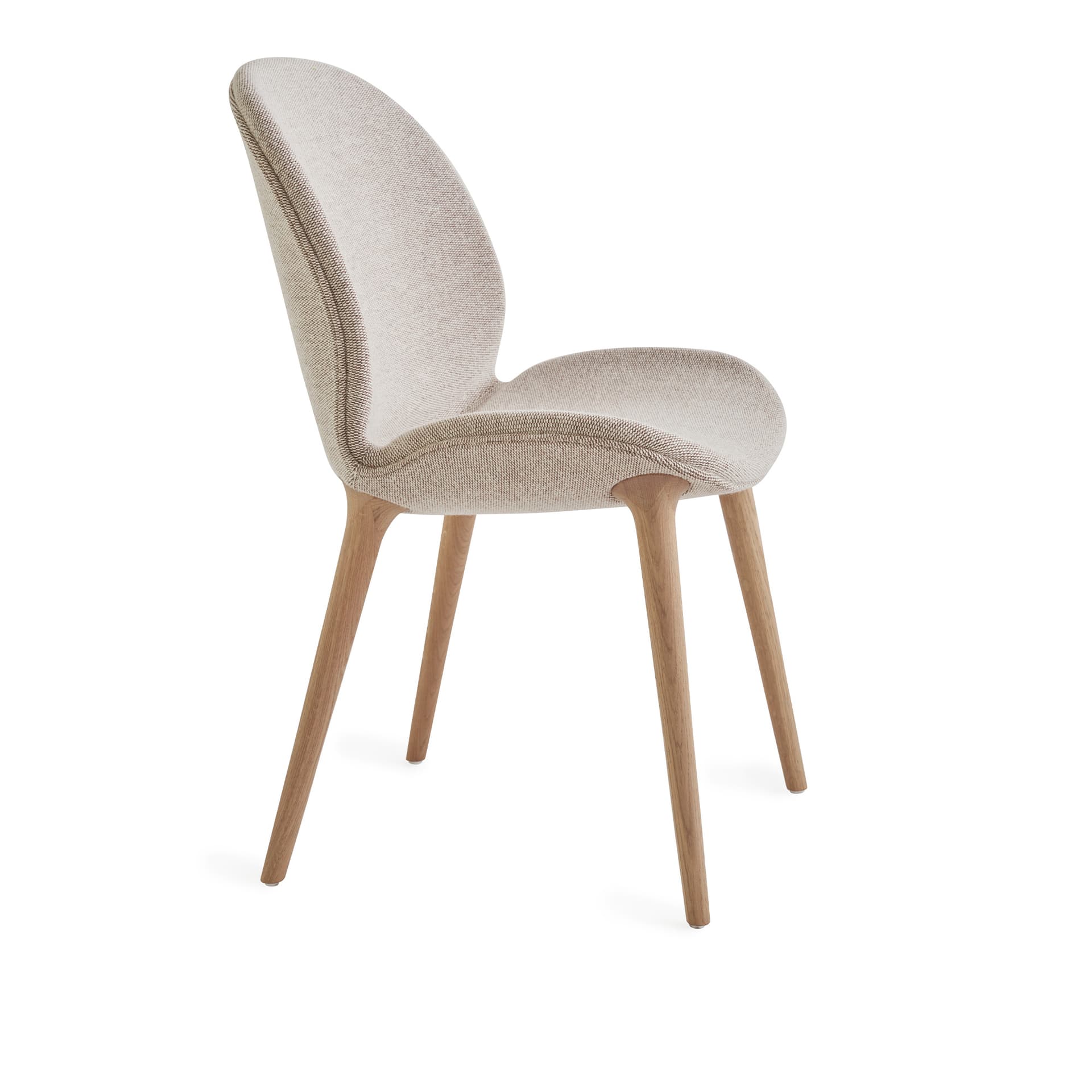 Vipp - Vipp462 Lodge matstol brook beige/chestnut underred light oak - Spisestoler - Beige