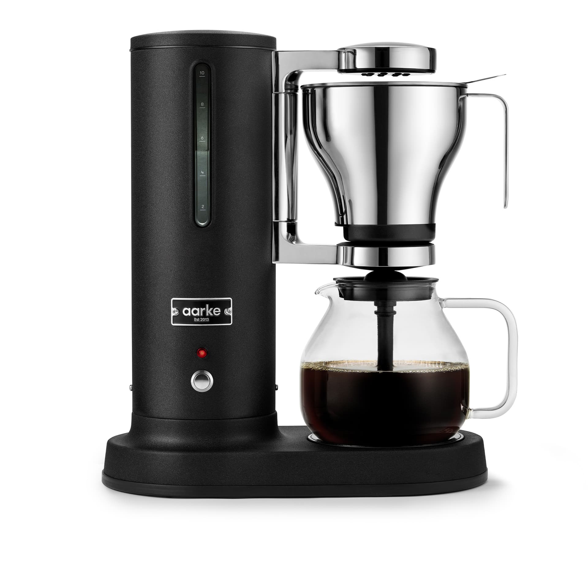 Aarke - Aarke Coffee Maker EU Matte Black - Kaffemaskiner & kaffebryggere - Carl Ljungh,Jonas Groth - Svart - Metall