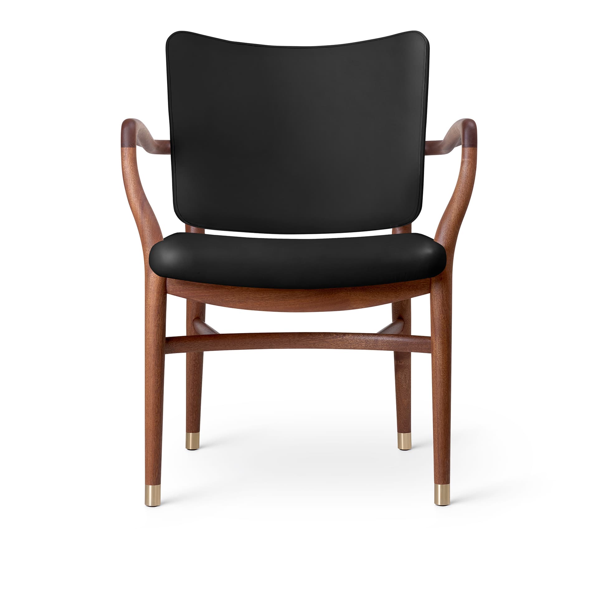 Carl Hansen - VLA61 Armchair Mahogany Oil Sif 98 - Spisestoler - Vilhelm Lauritzen - Tre farget - Tre