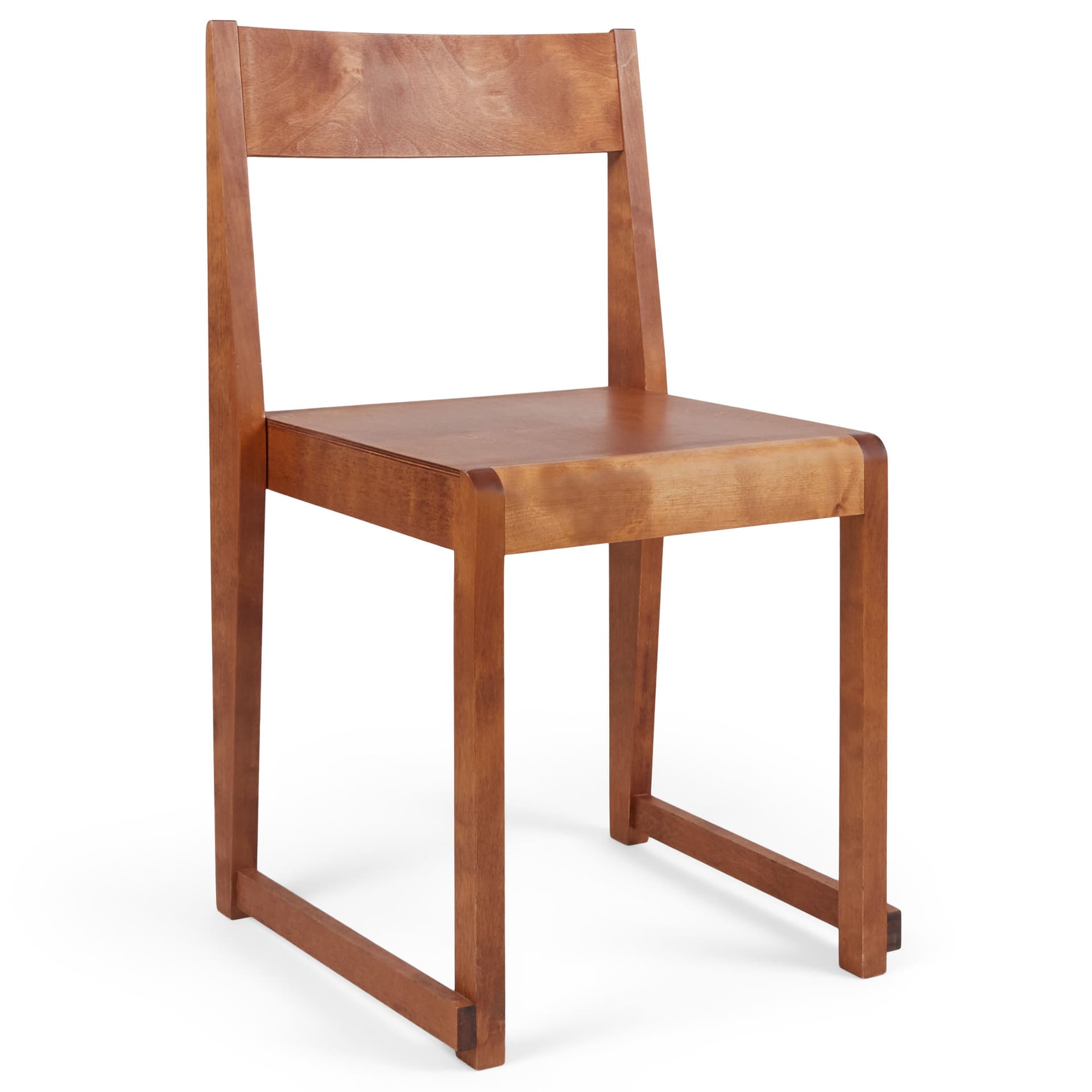 Frama - Chair 01 Warm Brown - Spisestoler - Tre farget - Tre