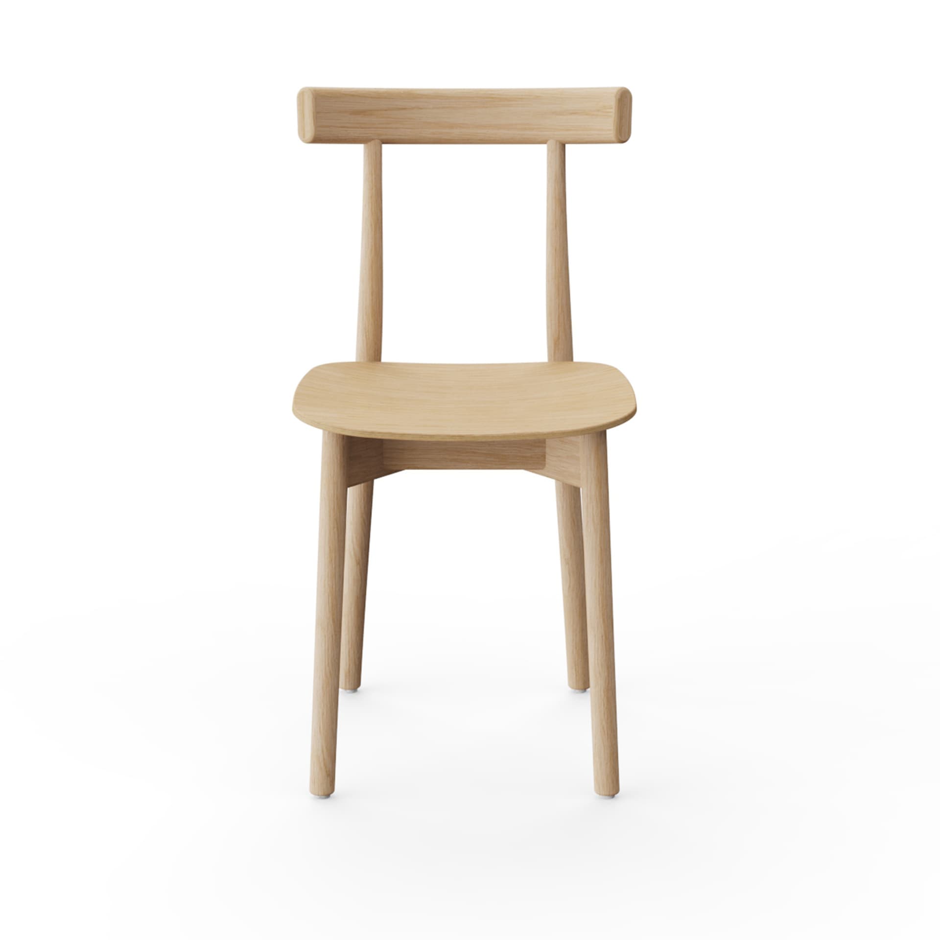 NINE - Skinny Wooden Chair Natural oak - Spisestoler - John Tree - Tre farget - Tre