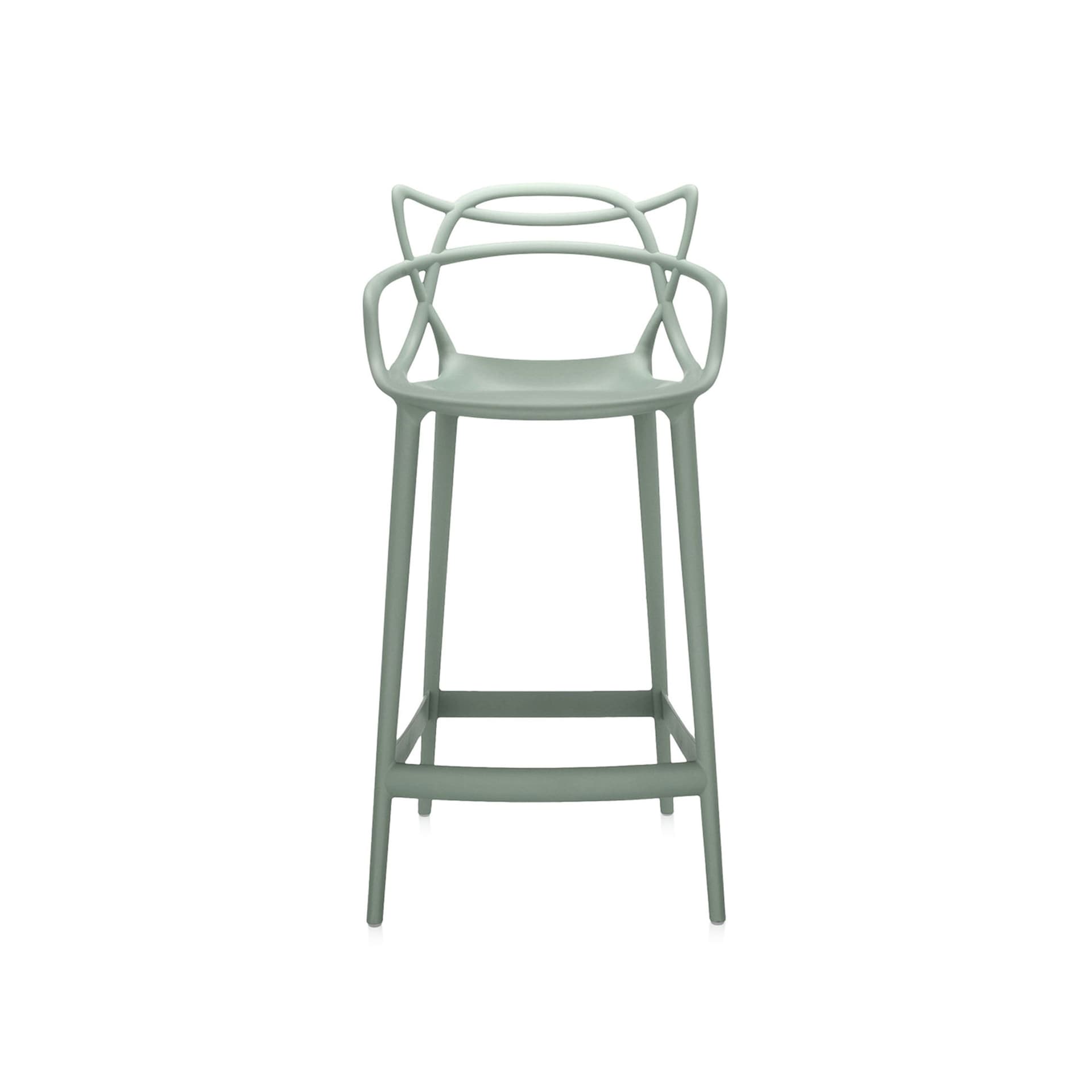 Kartell - Masters Stool 5869 - Sage - Barstoler & barkrakker - Philippe Starck - Grønn - Plast