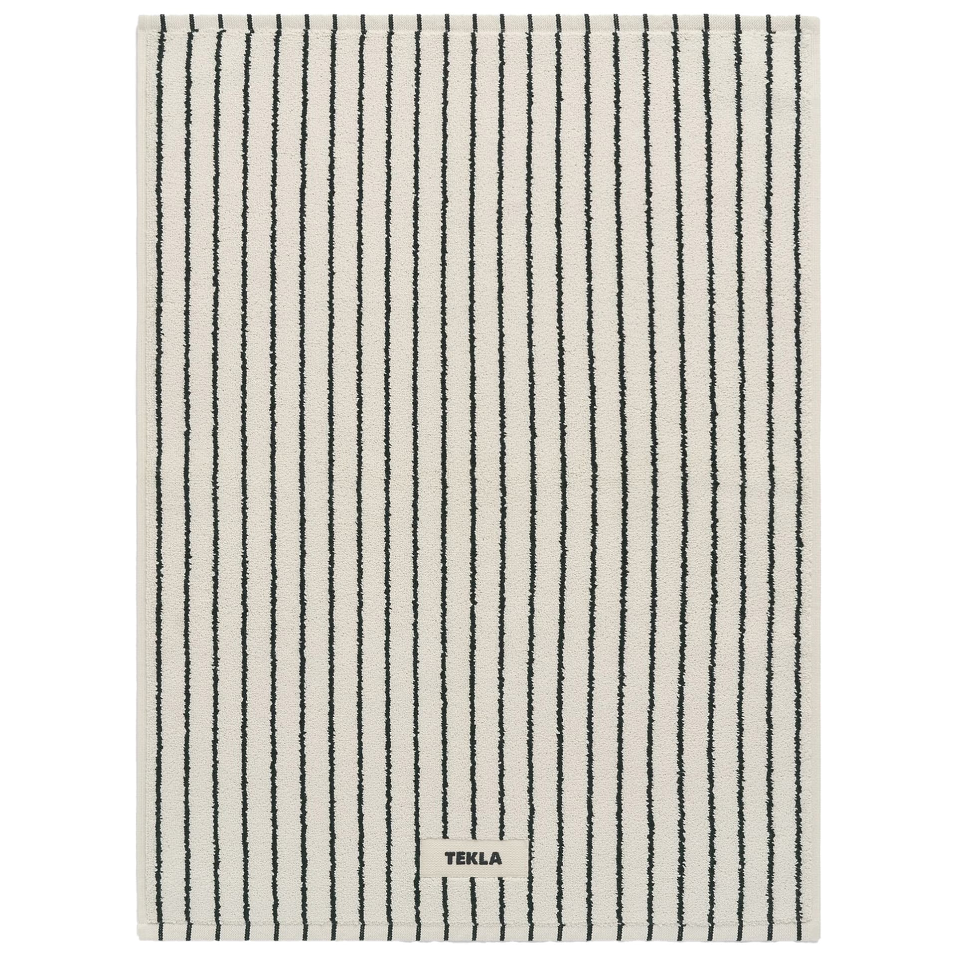 Tekla - Bath Mat 70x50, Racing Green Stripes - Baderomsmatter - Grønn