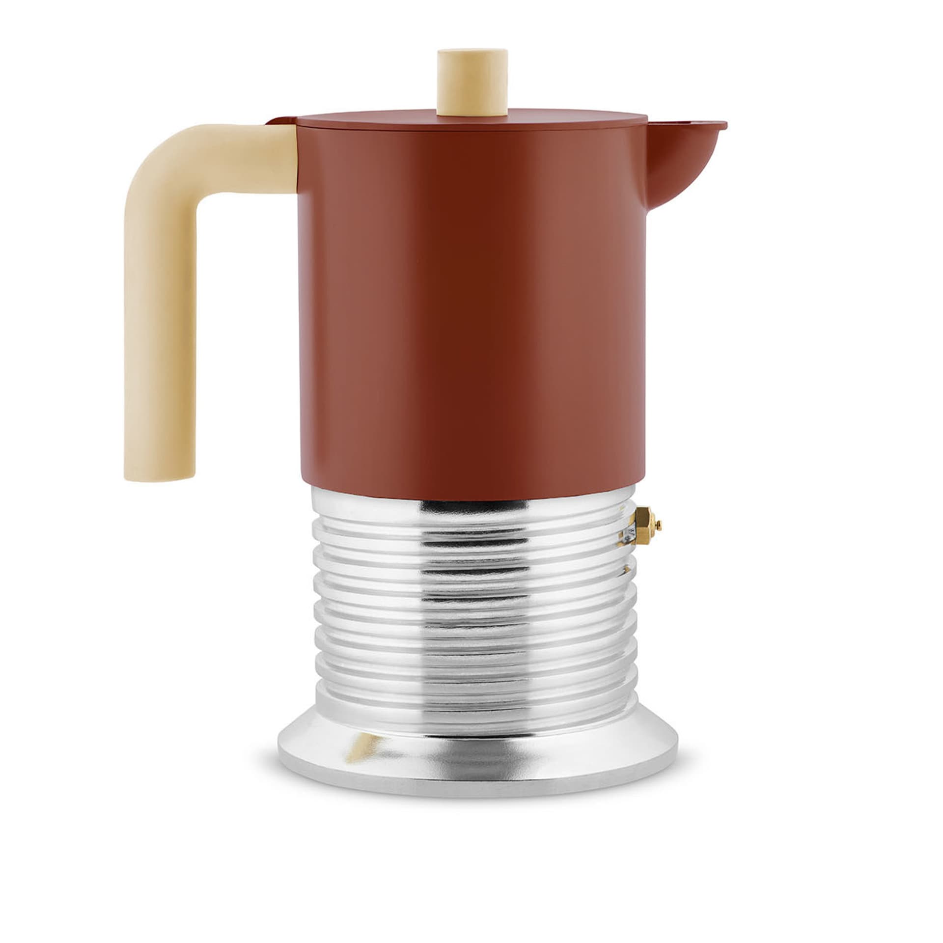 Alessi - PM01/6 - Vite PM01/6 Brown - Kaffemaskiner & kaffebryggere - Philippe Malouin - Brun - Metall