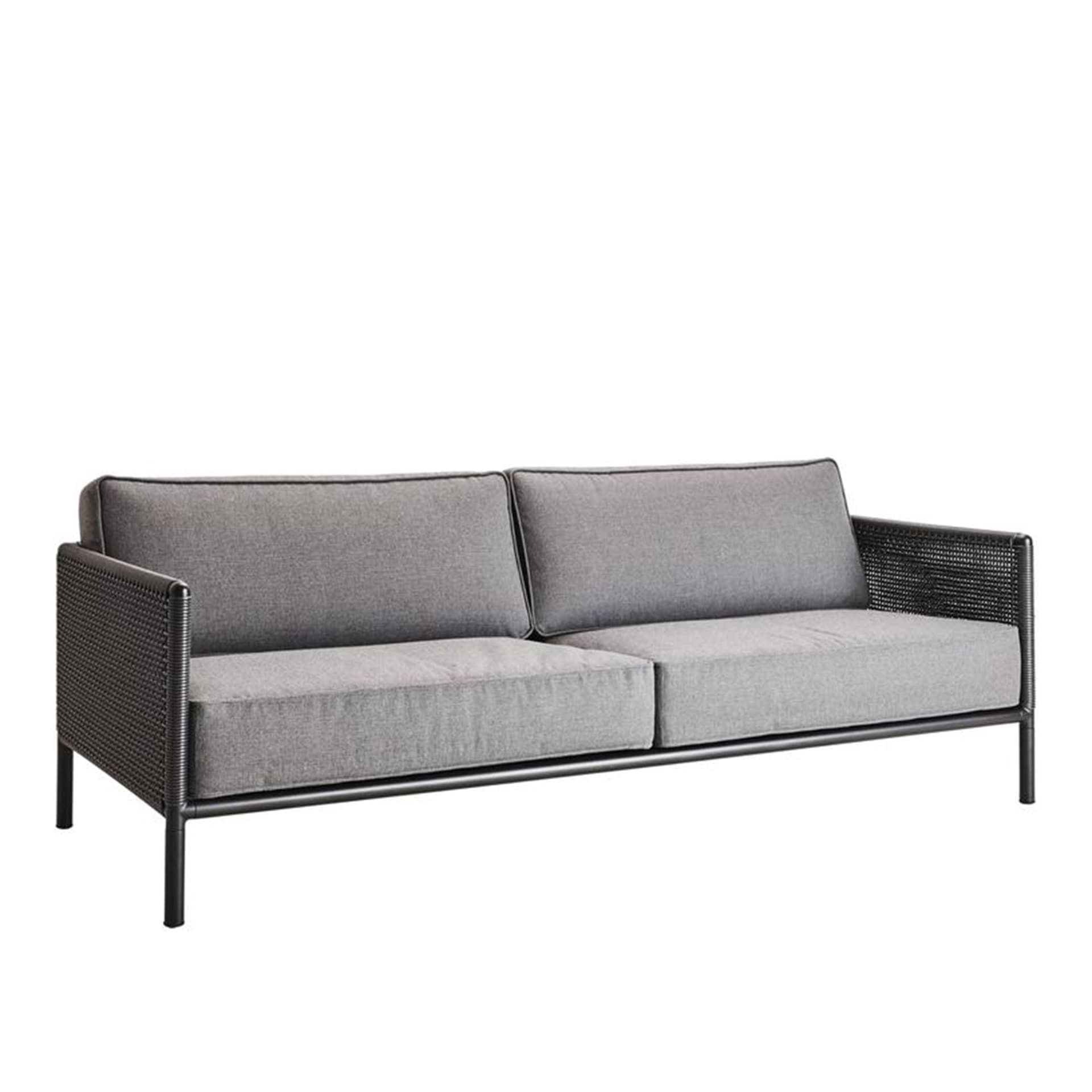 Cane-Line - Encore 3 pers. soffa inkl. grå SoftTouch dyna - Utendørs sofaer - Foersom & Hiort-Lorenzen MDD