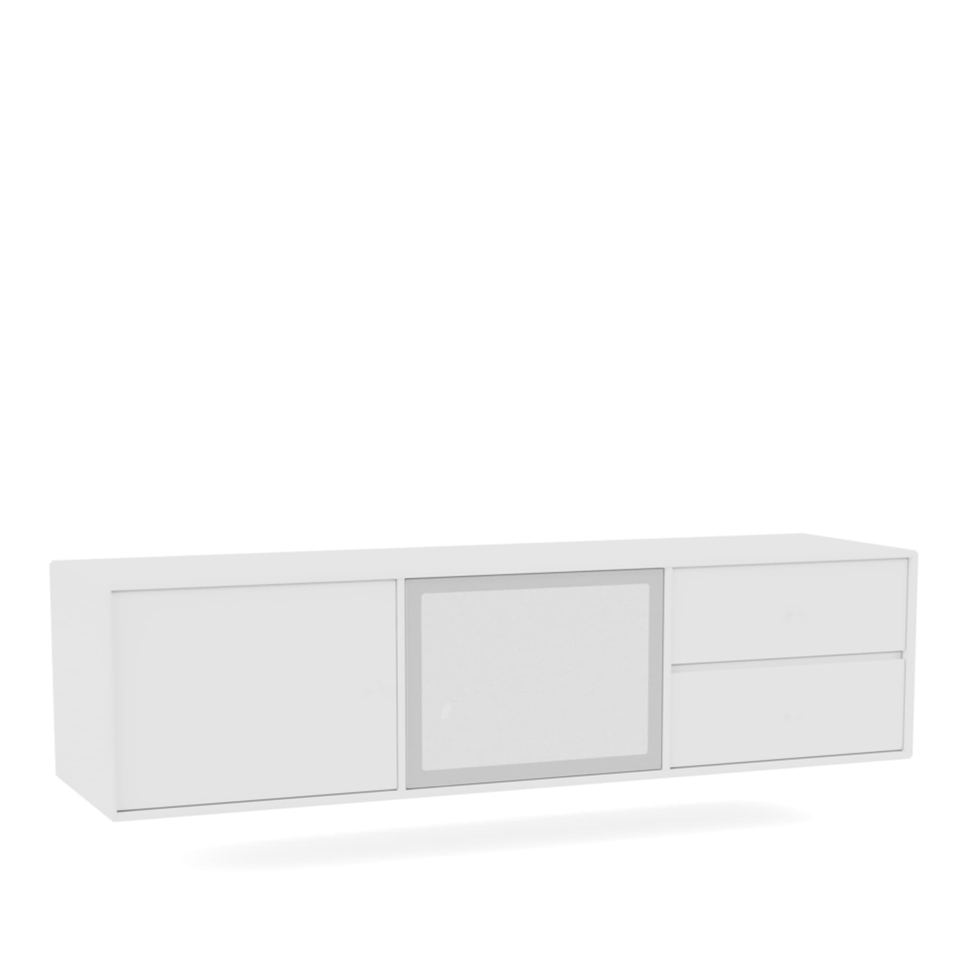 Montana - Octave Vi TV Bench 101-Newwhite 04 Suspension Rails - TV-benker - Peter J. Lassen - Hvit - Tre