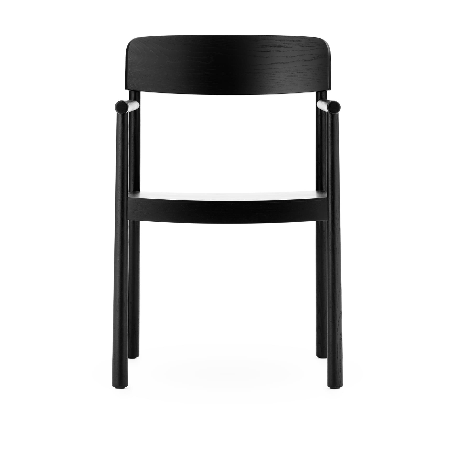 Normann Copenhagen - Timb Armchair Black - Spisestoler - Simon Legald - Svart - Tre