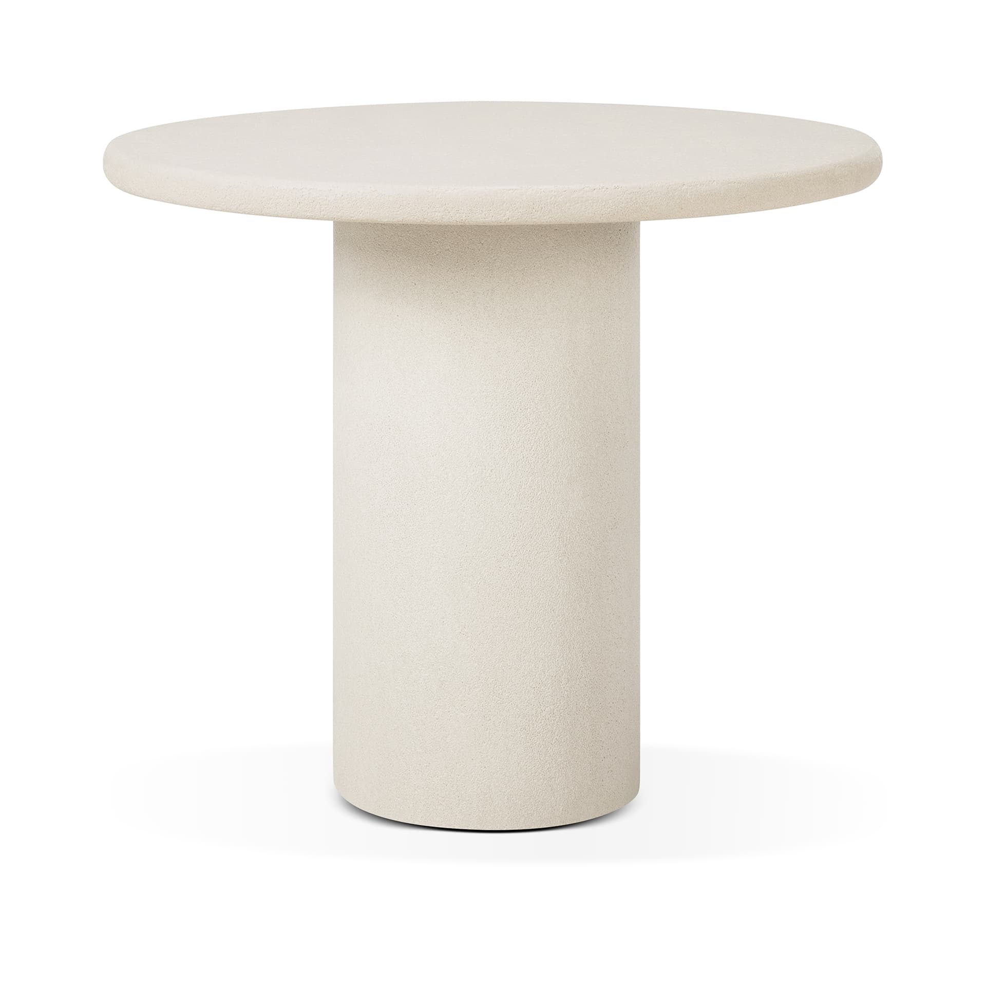 Ethnicraft - Elements Dining Table - Microcement - Off White - Round 90 x 90 x 76 - Spisebord - Tre farget - Stein