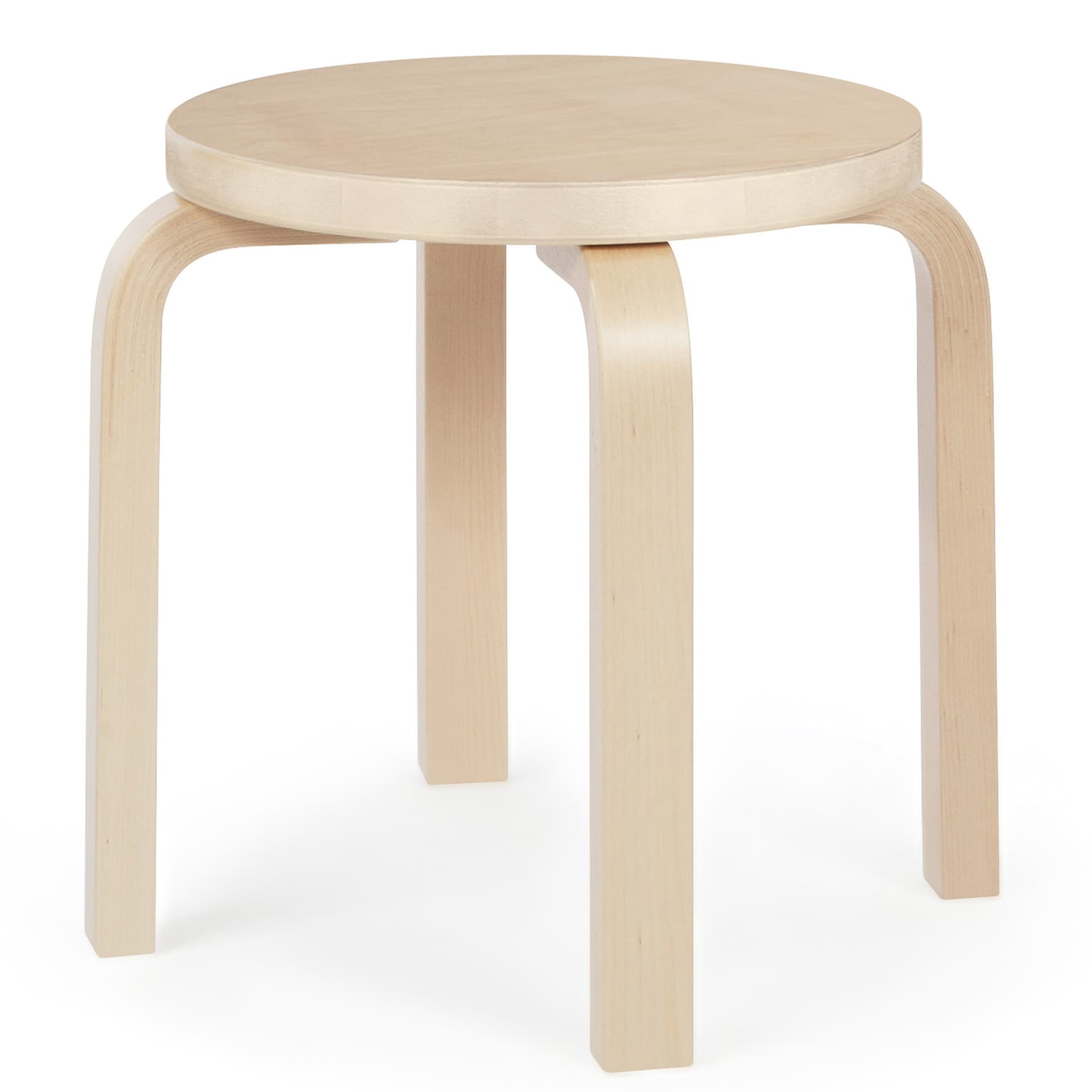 Artek - Barnpall NE60, 4 ben, Björkfanér - Stoler for barn - Alvar Aalto - Tre farget - Tre
