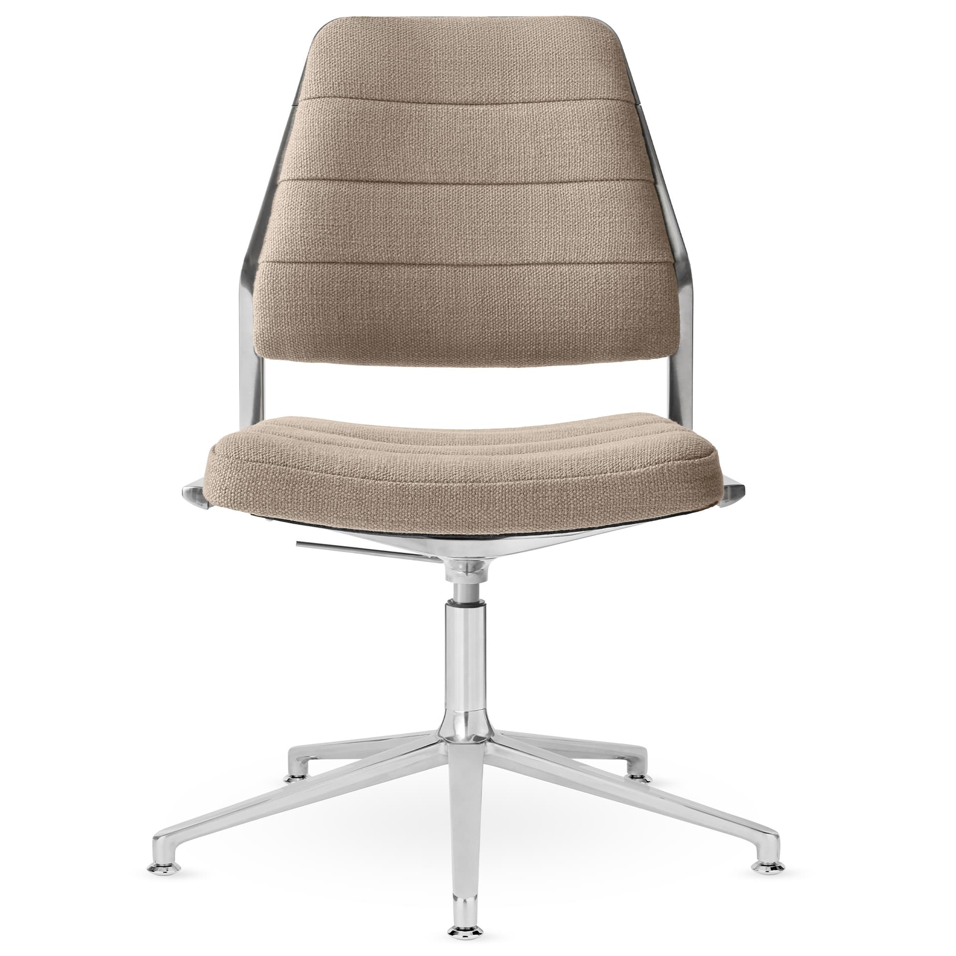 Vipp - Vipp454+ Swivel chair, polished, gliders, Tide - Kontorstoler