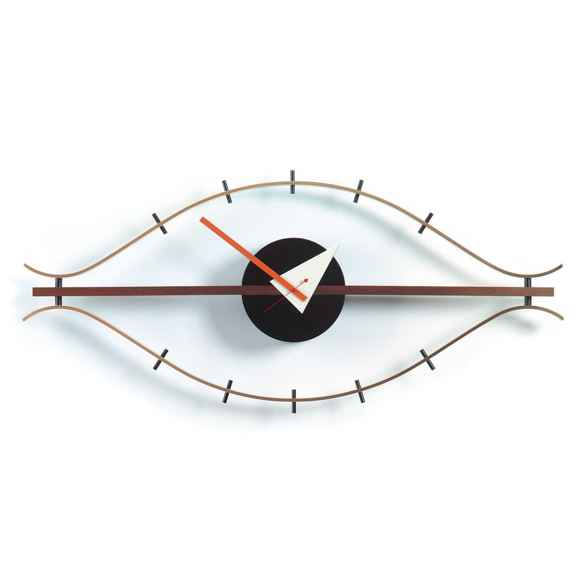 Vitra - Eye Clock - Klokker - George Nelson - Brun
